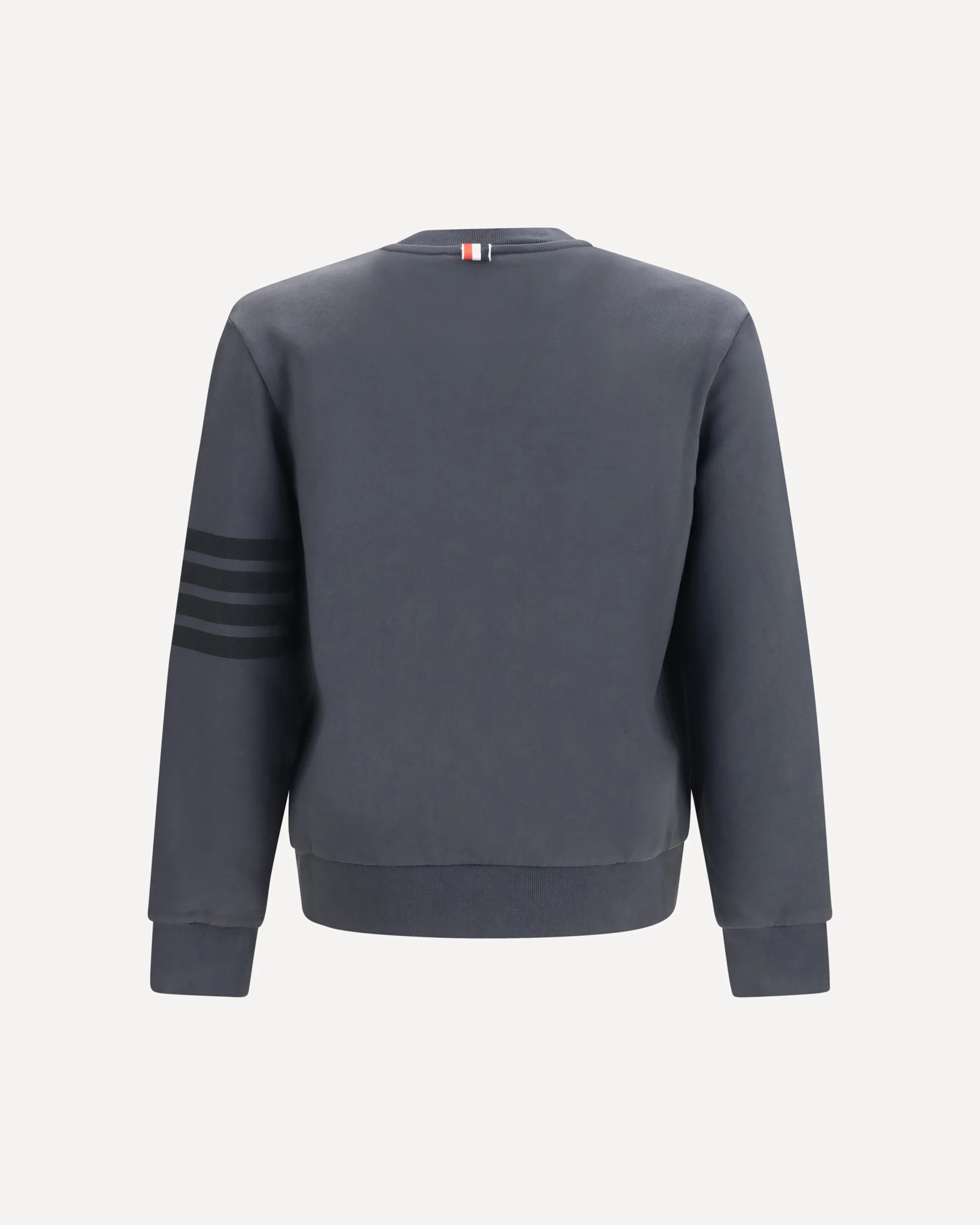 4-Bar cotton crewneck Sweatshirt - GREY | Cheap Luxury Handbags Store,