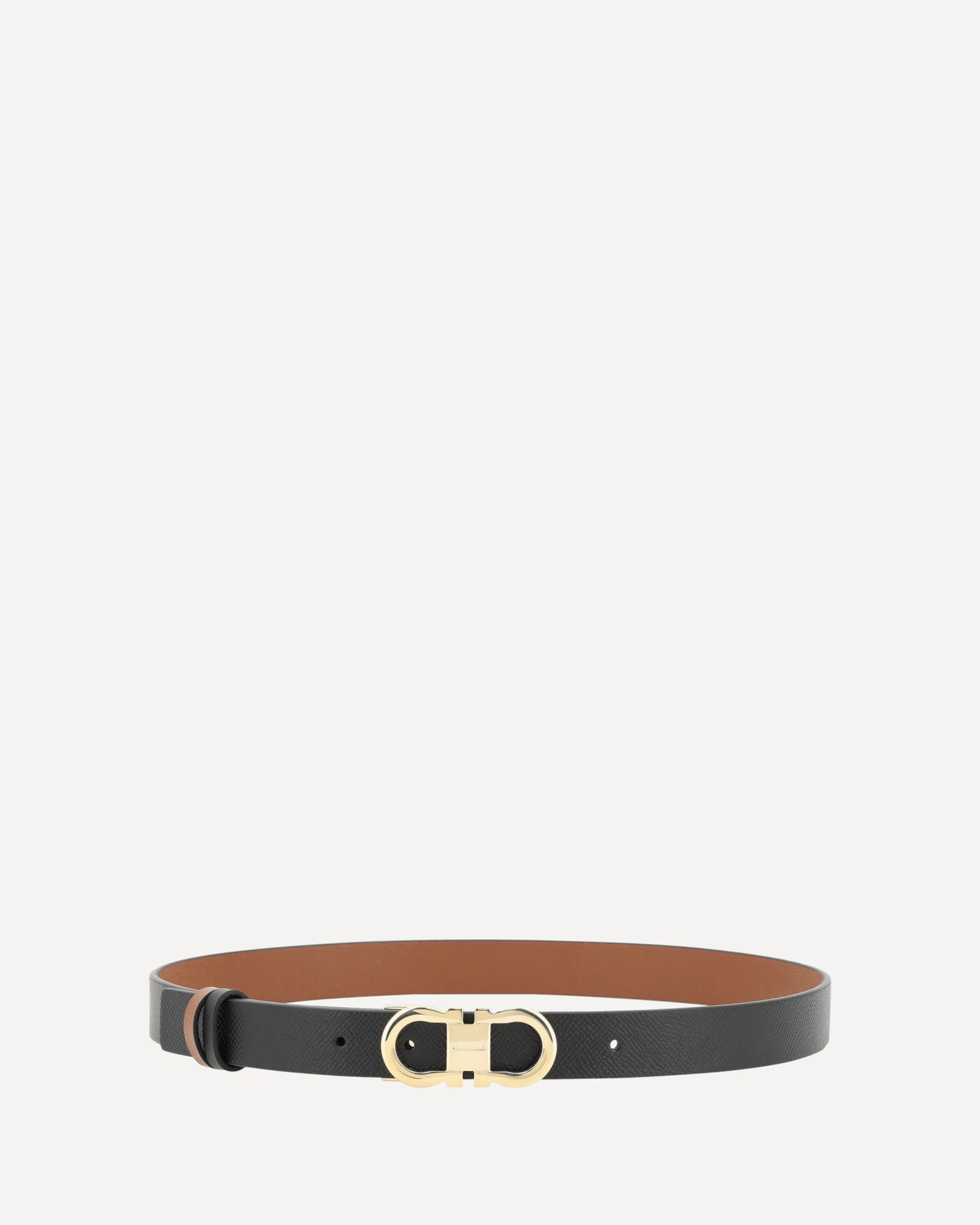 Gancini reversible Belt - BROWN | Cheap Luxury Handbags Store,