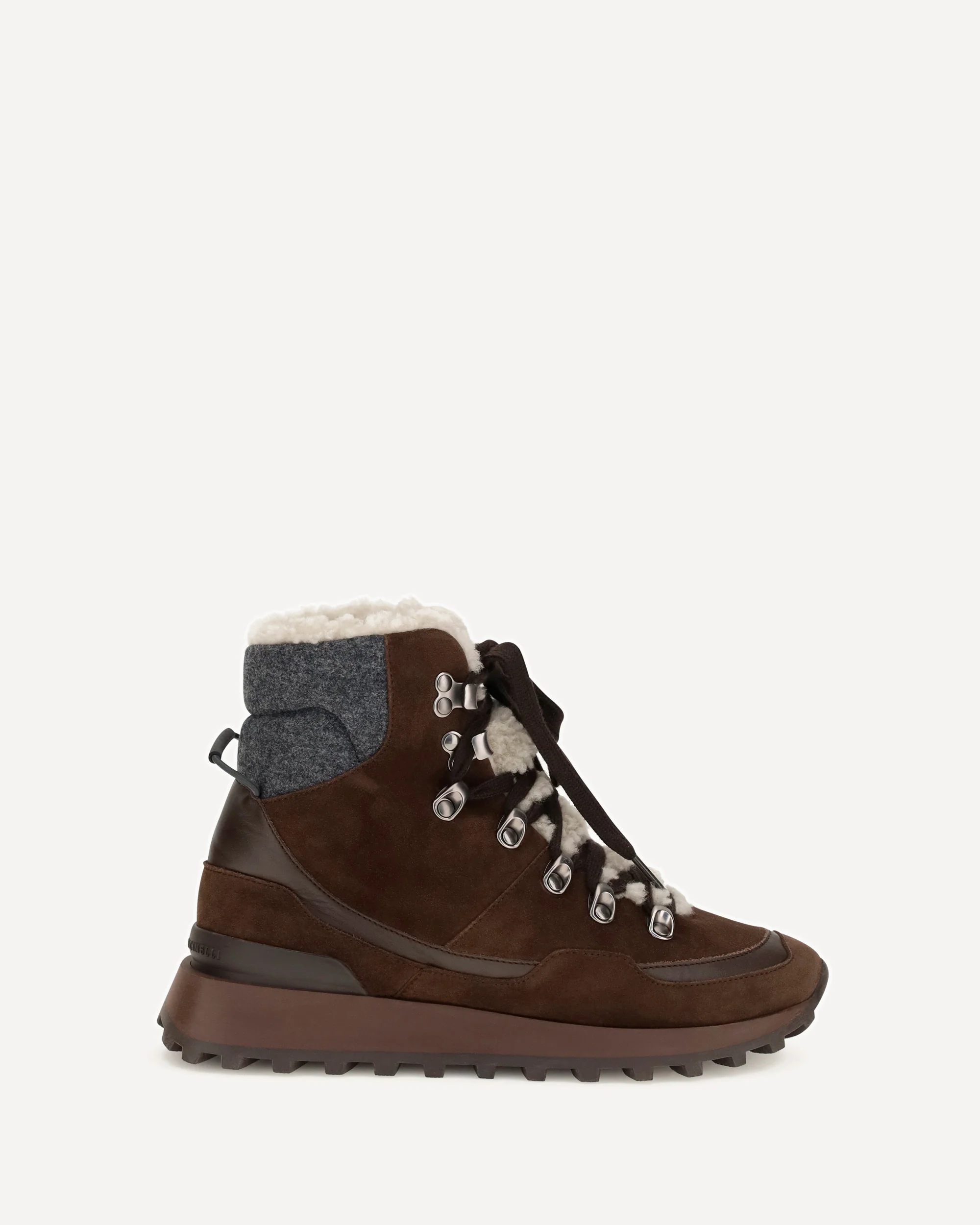 Suede lace-up Ankle Boots - BROWN | Cheap Luxury Handbags Store,