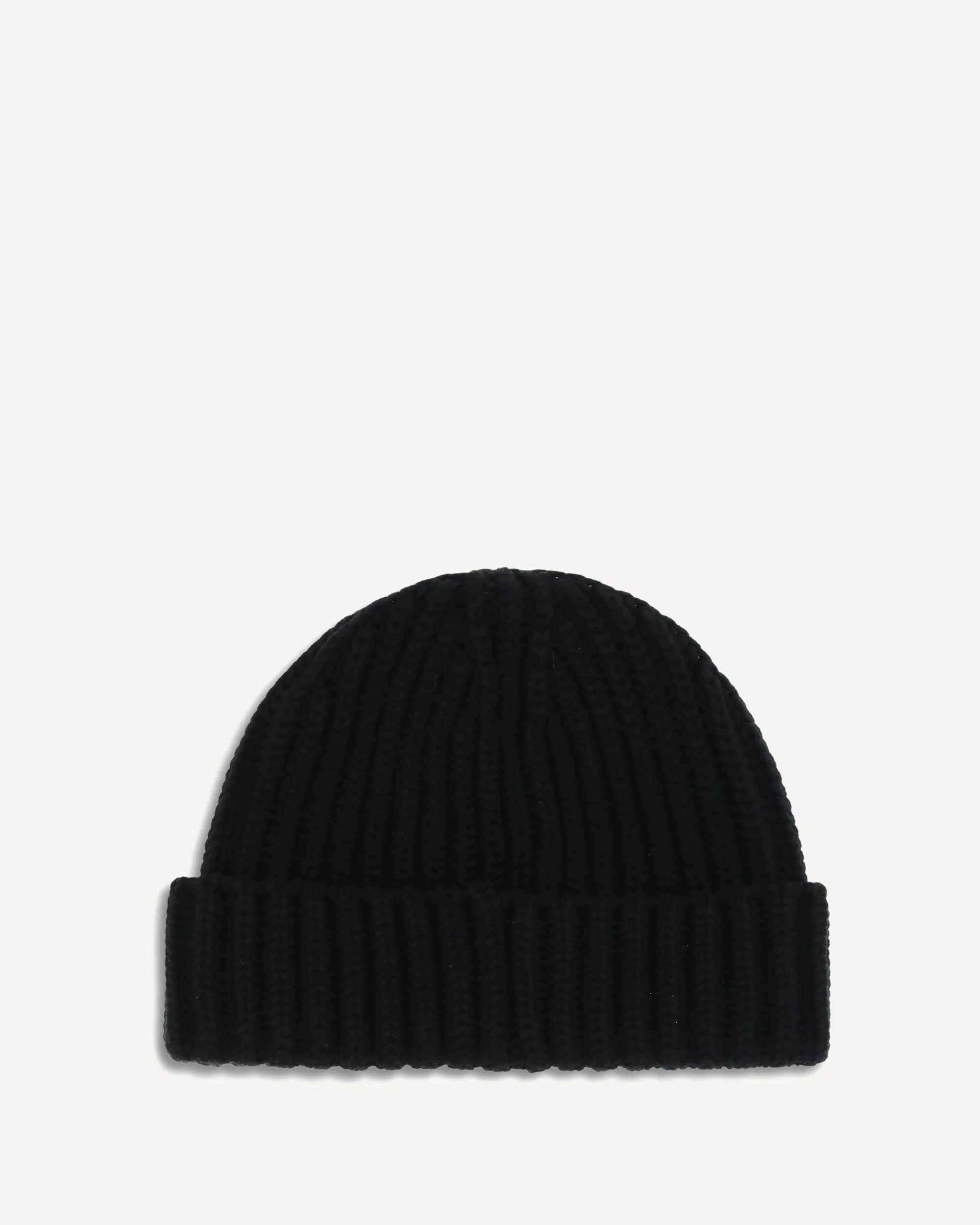 Virgin wool Beanie Hat - BLACK | Cheap Luxury Handbags Store,