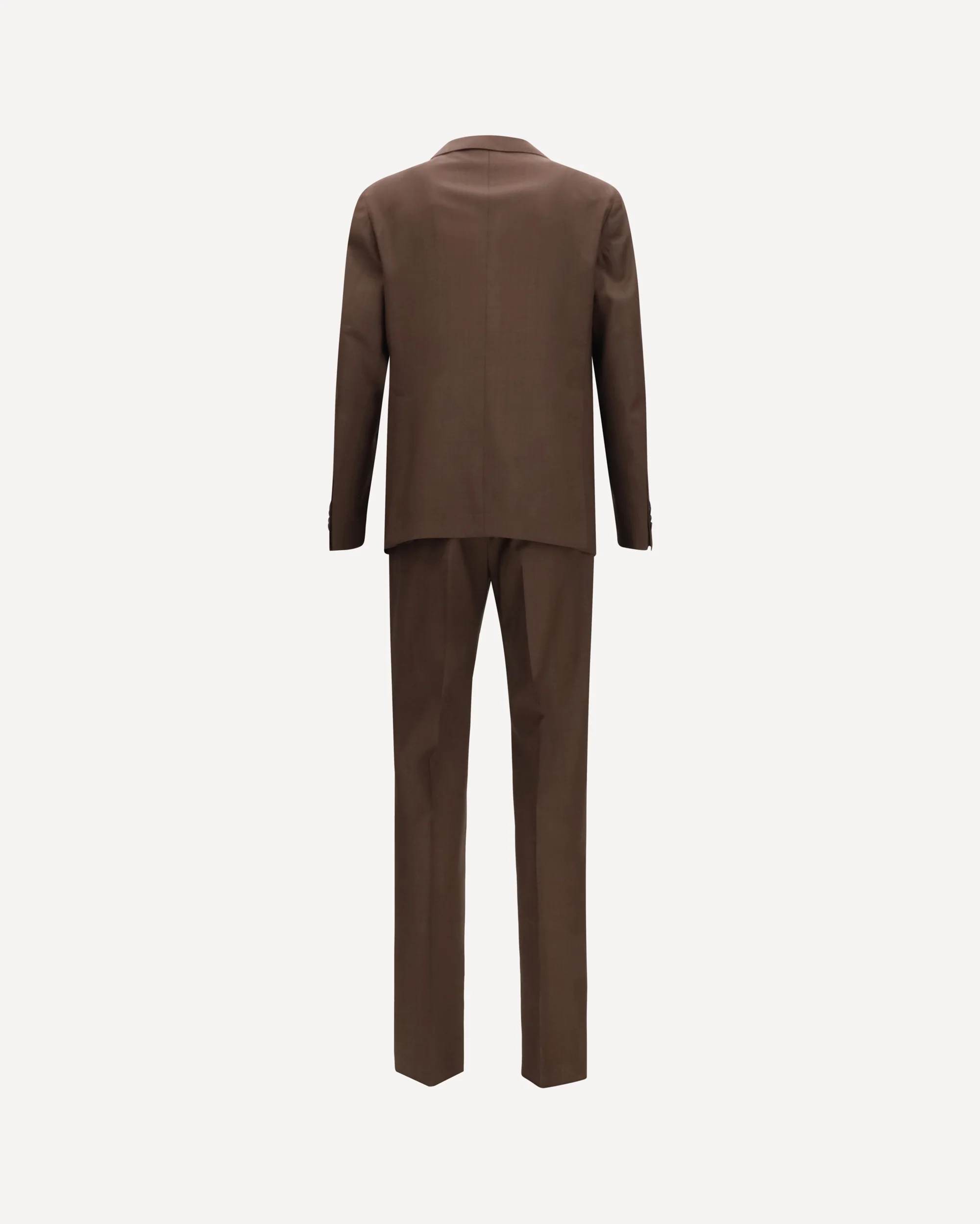 Virgin Wool Suit - BROWN | Cheap Luxury Handbags Store,