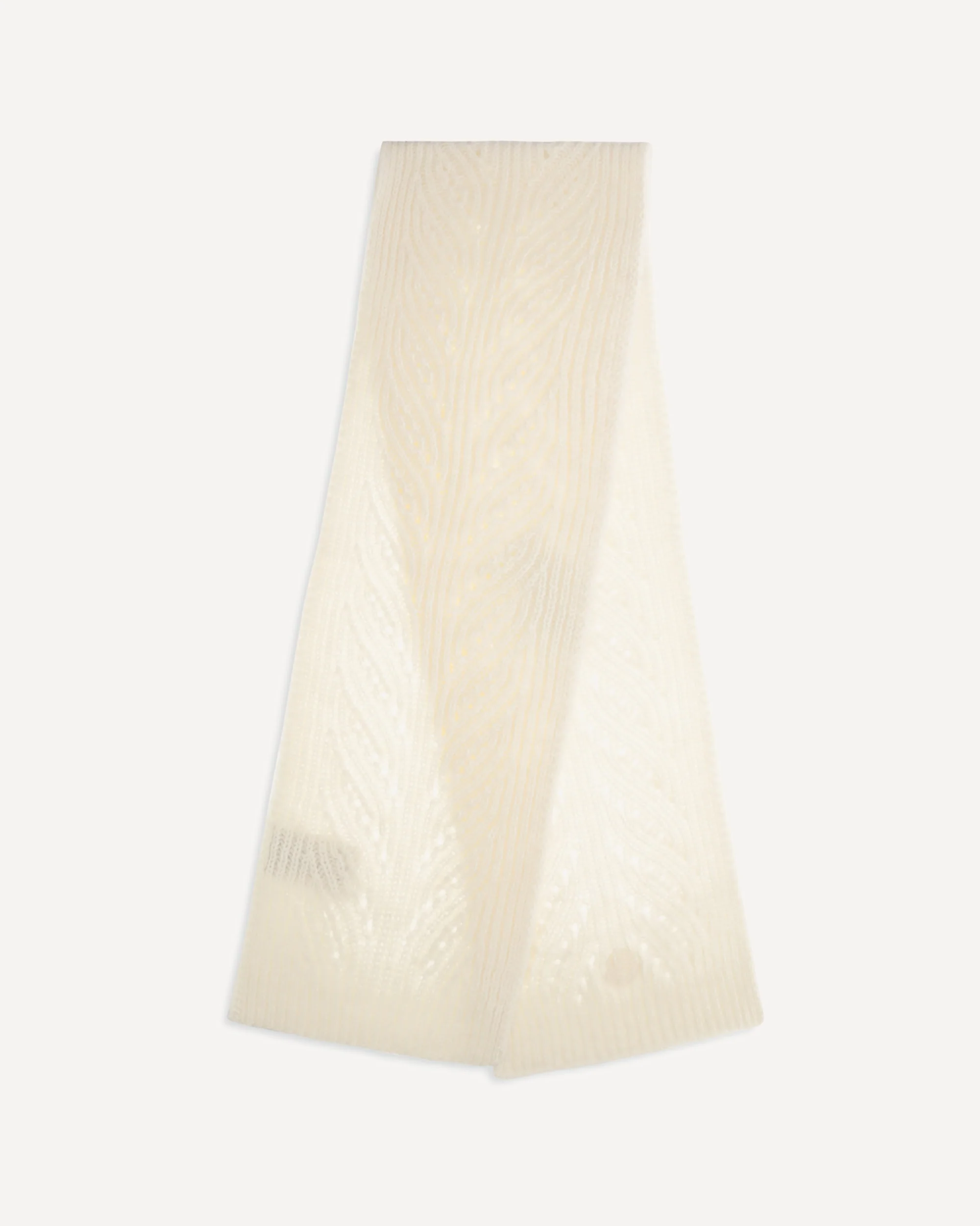 Tricot alpaca and cashmere-blend Scarf - CREAM | Cheap Luxury Handbags Store,