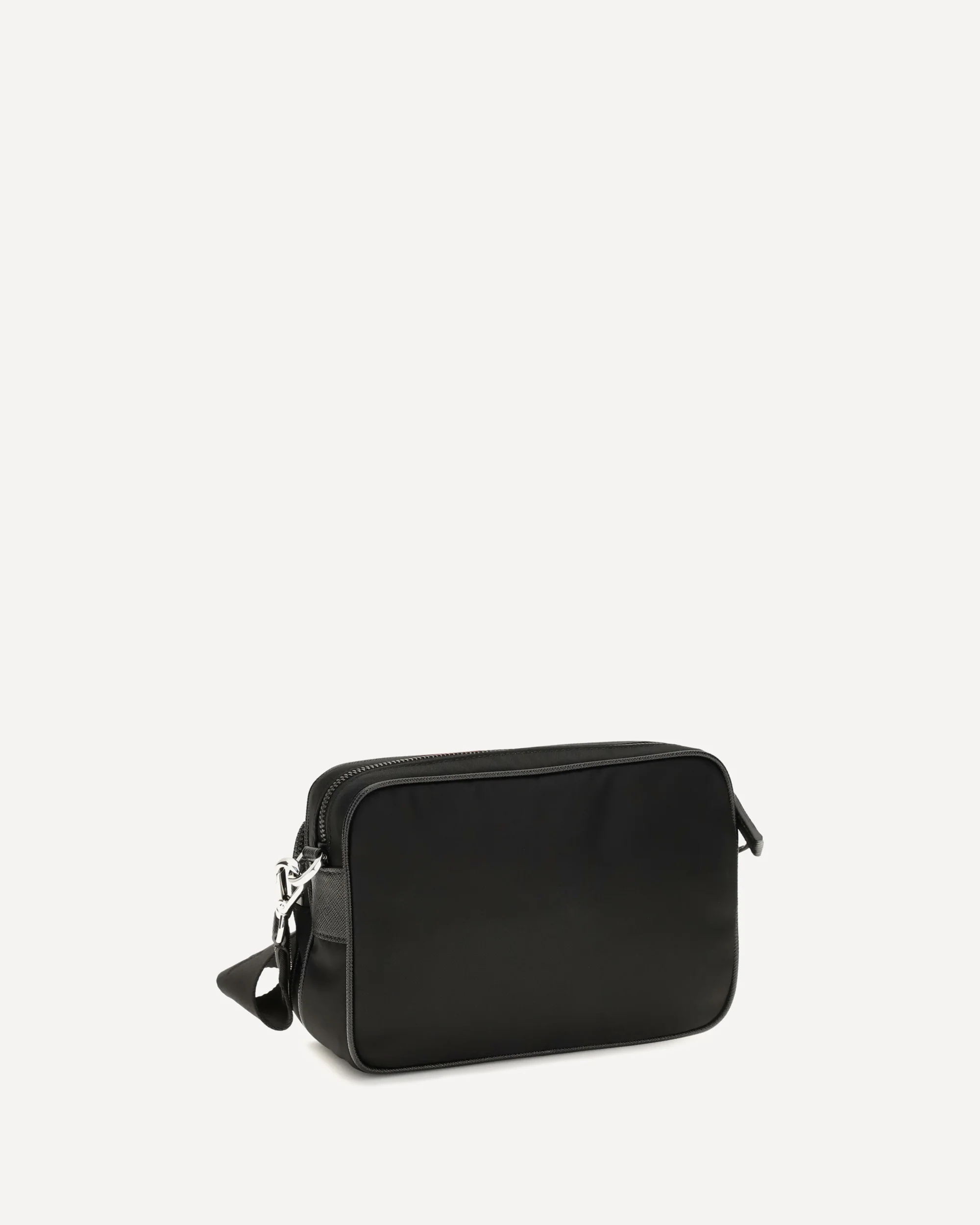 Re-Nylon and Saffiano leather Shoulder Bag - BLACK | Cheap Luxury Handbags Store,