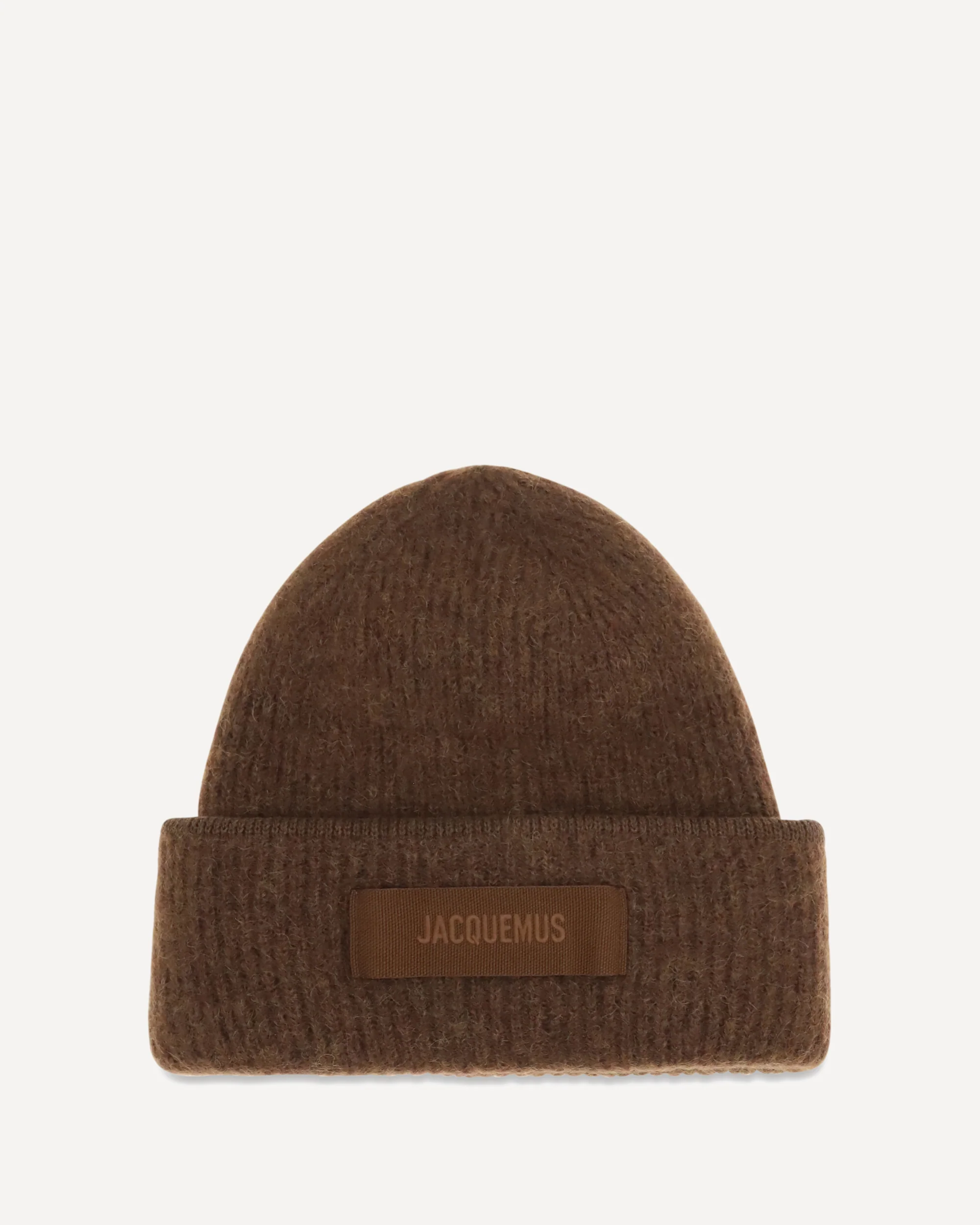 Gros Grain Ribbed Beanie - BROWN | Cheap Luxury Handbags Store,