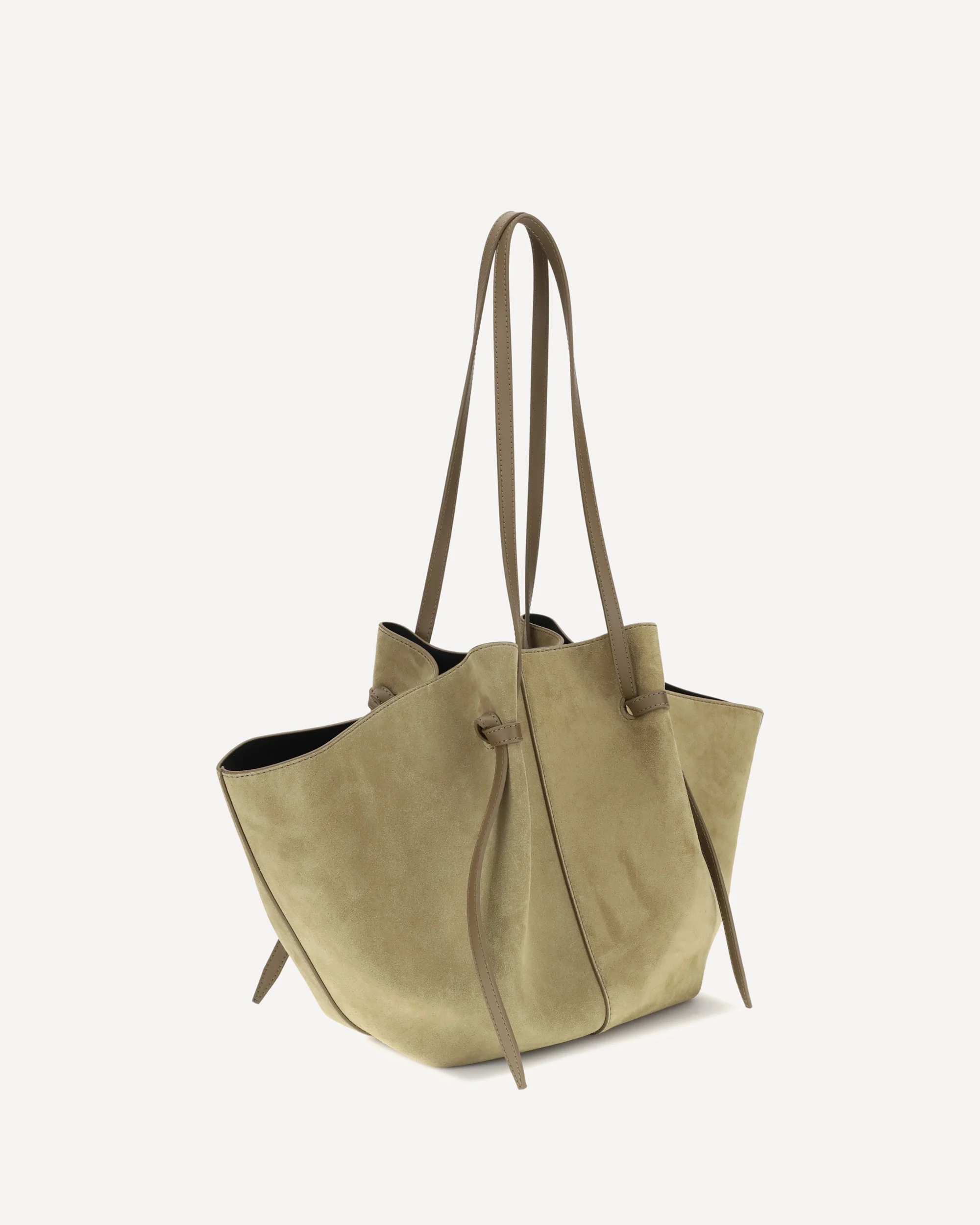 Suede leather Shoulder Bag - BEIGE | Cheap Luxury Handbags Store,