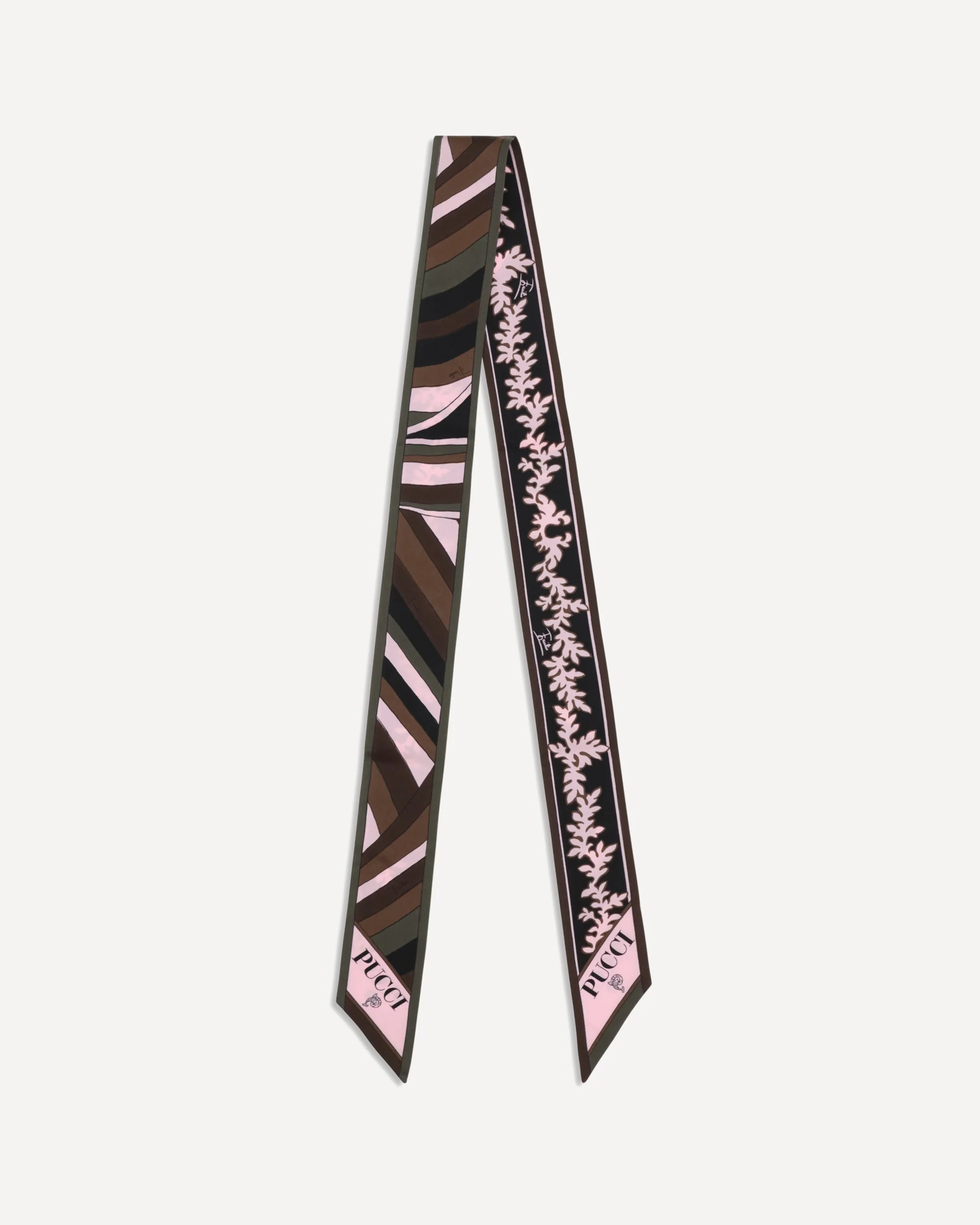 Silk Twill Scarf - BROWN | Cheap Luxury Handbags Store,