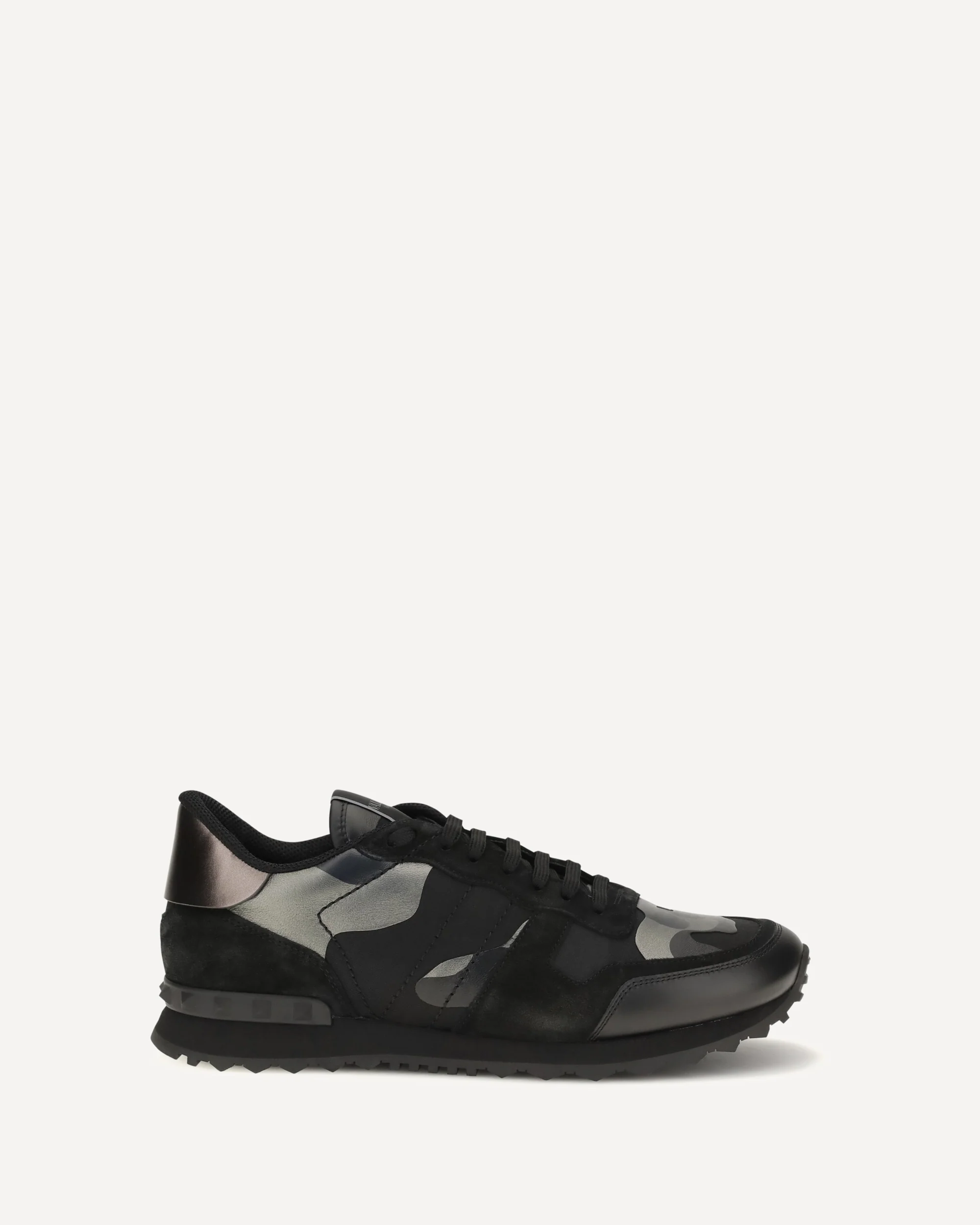Rockrunner Camouflage laminated Sneakers - BLACK | Cheap Luxury Handbags Store,