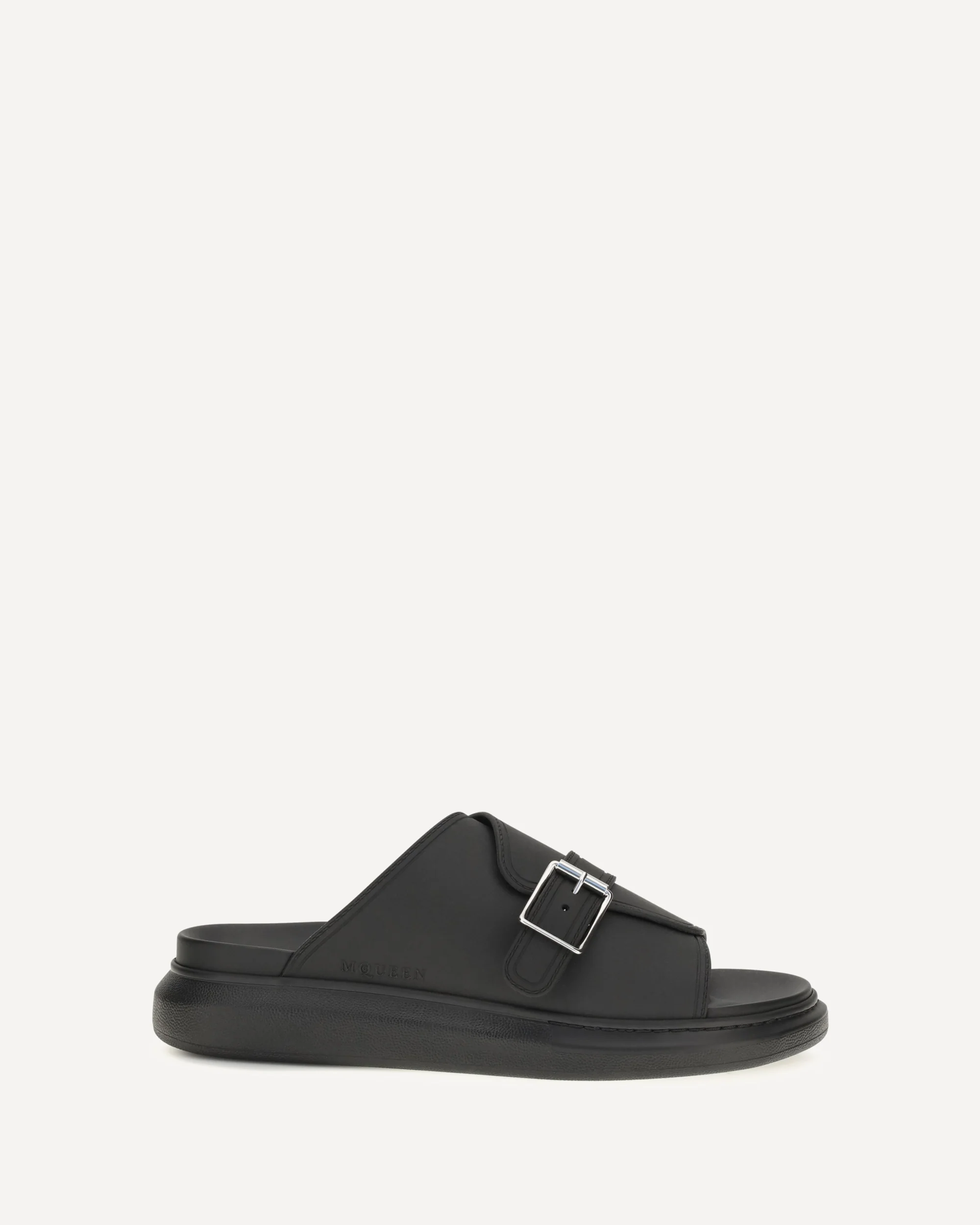 Buckle slide Sandals - BLACK | Cheap Luxury Handbags Store,