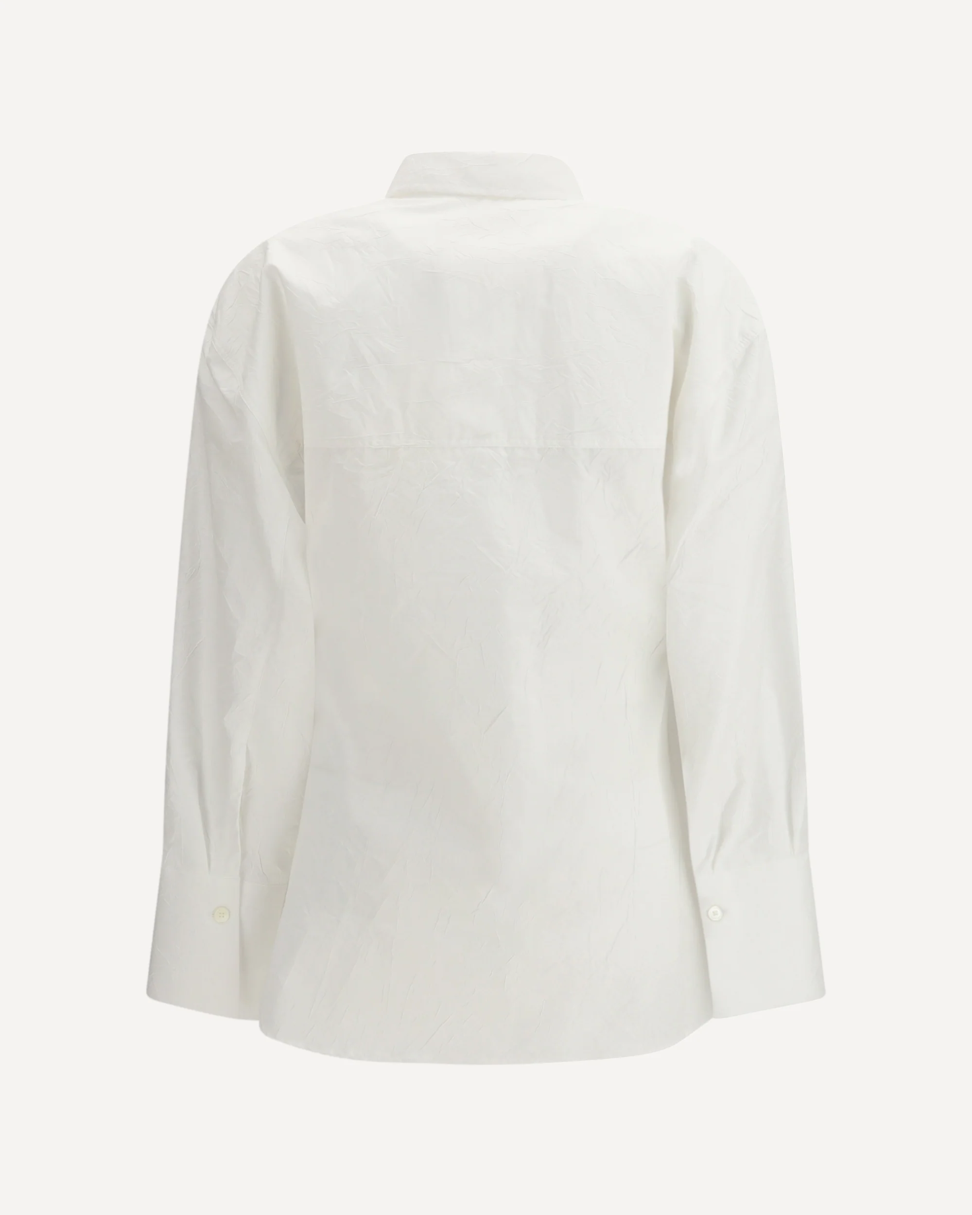 Shaped cotton poplin Shirt - WHITE | Cheap Luxury Handbags Store,