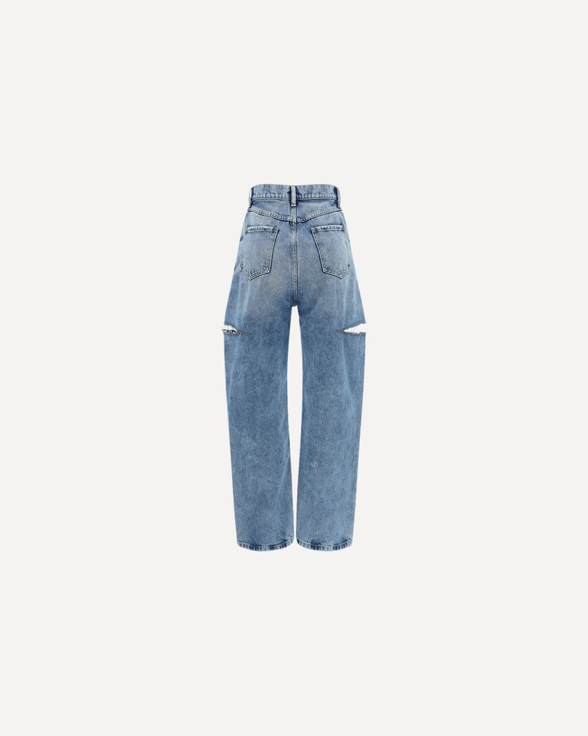 Cotton Jeans - BLUE | Cheap Luxury Handbags Store,