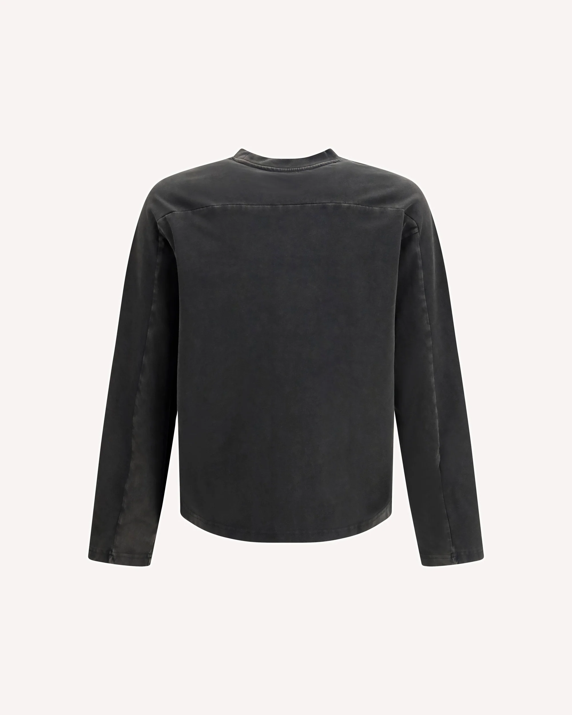 Heavy long-sleeve T-shirt - BLACK | Cheap Luxury Handbags Store,