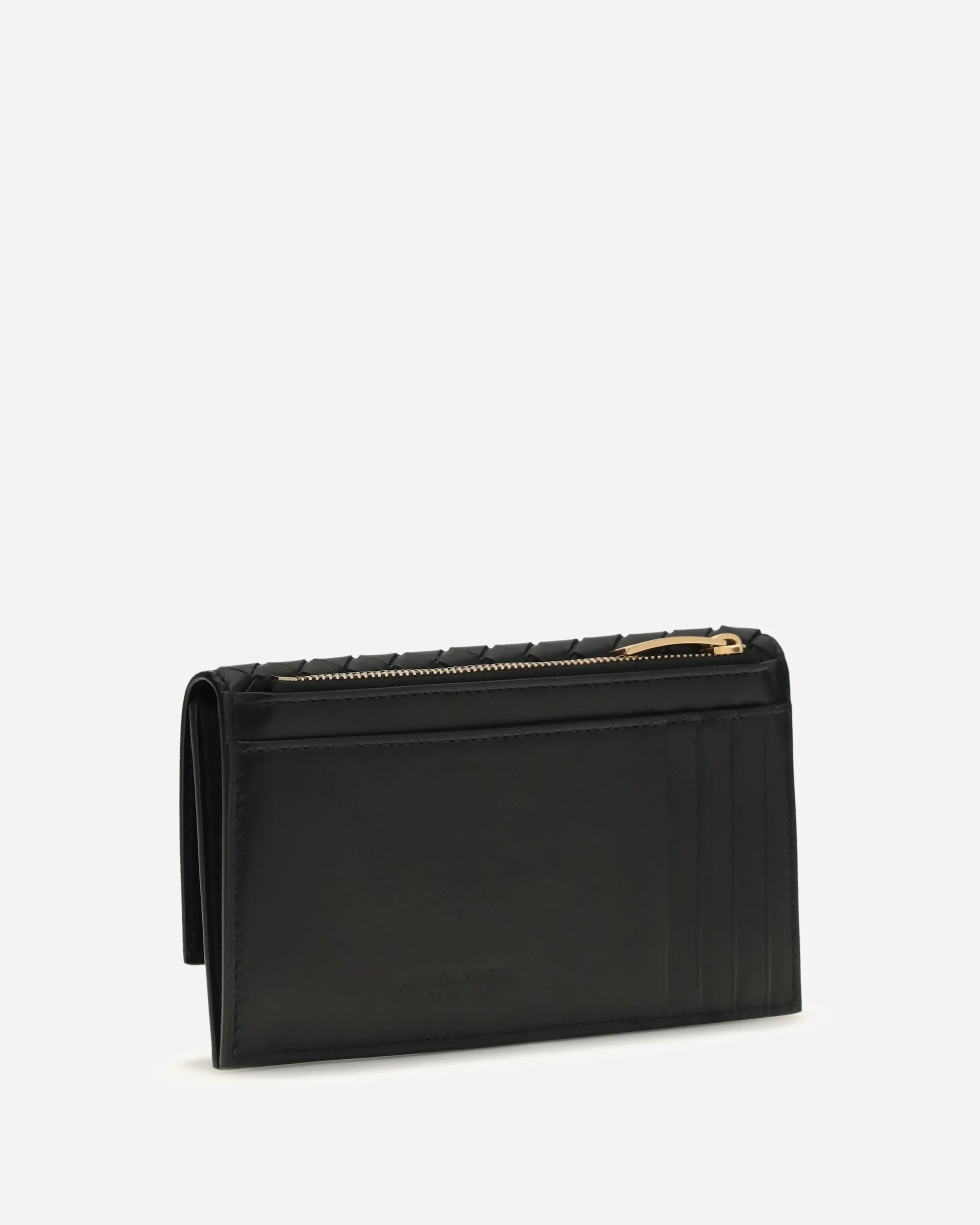 Intrecciato bifold Wallet - BLACK | Cheap Luxury Handbags Store,