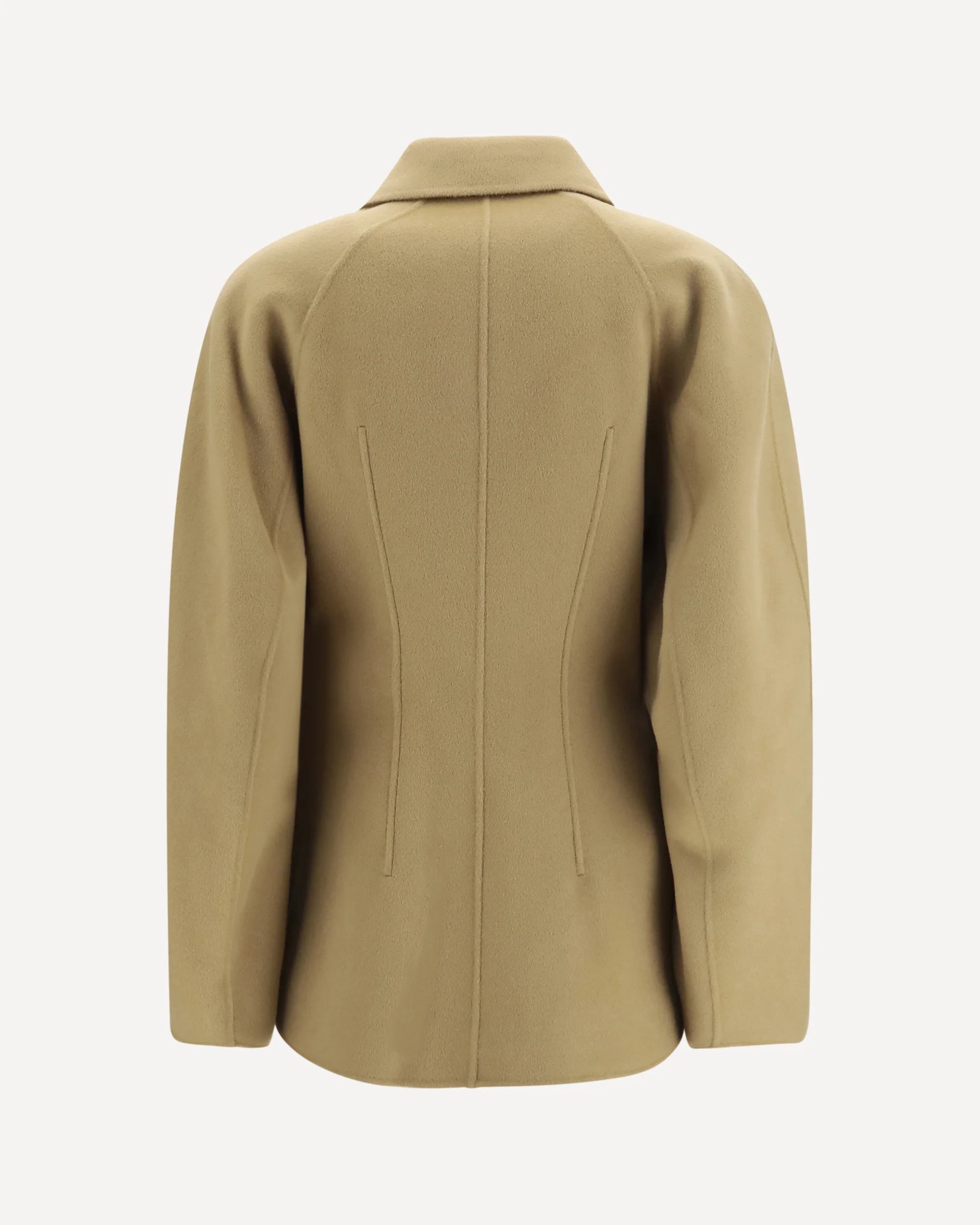 Sculptural oversized-sleeve Jacket - BEIGE | Cheap Luxury Handbags Store,