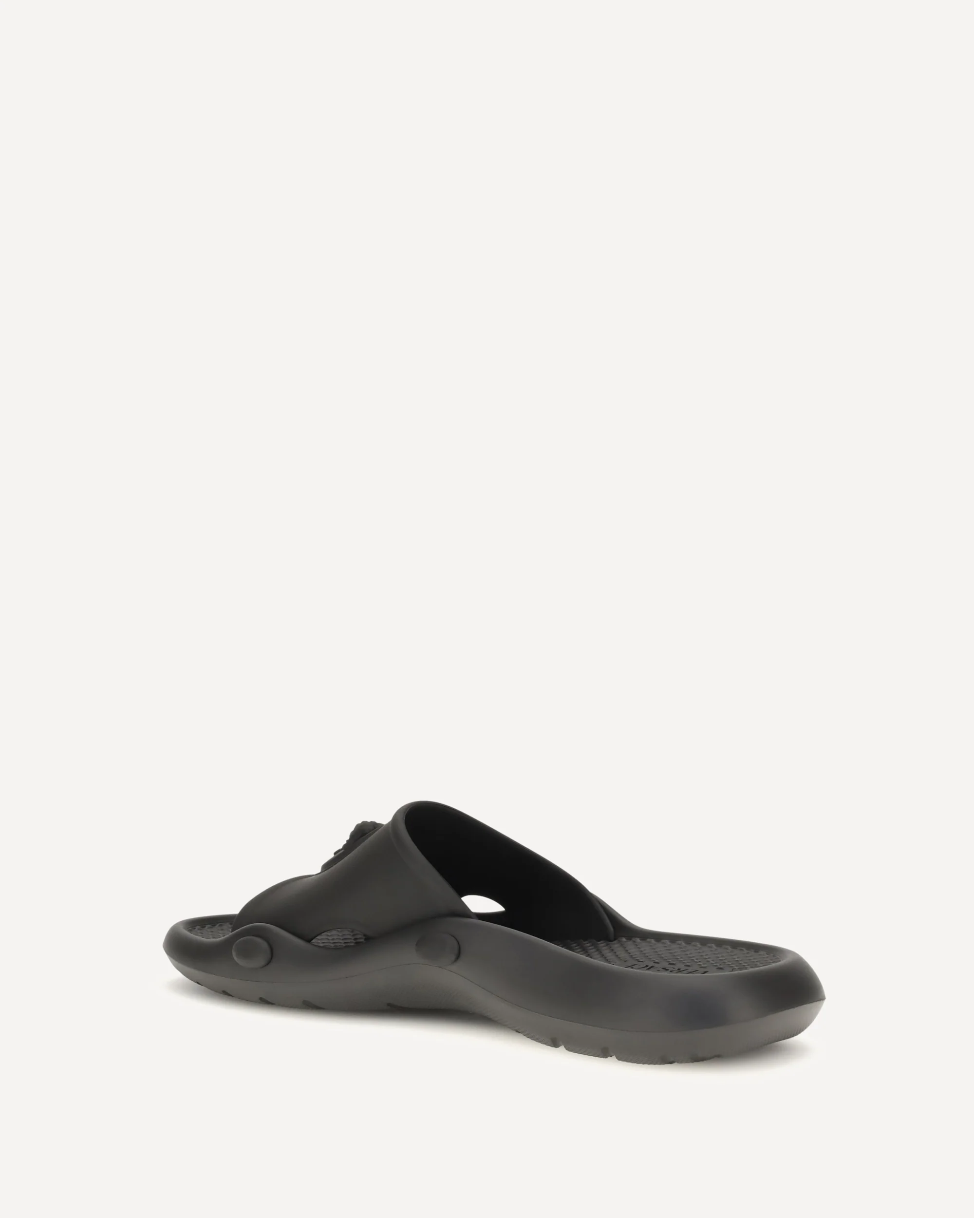 Nettuno rubber slide - BLACK | Cheap Luxury Handbags Store,