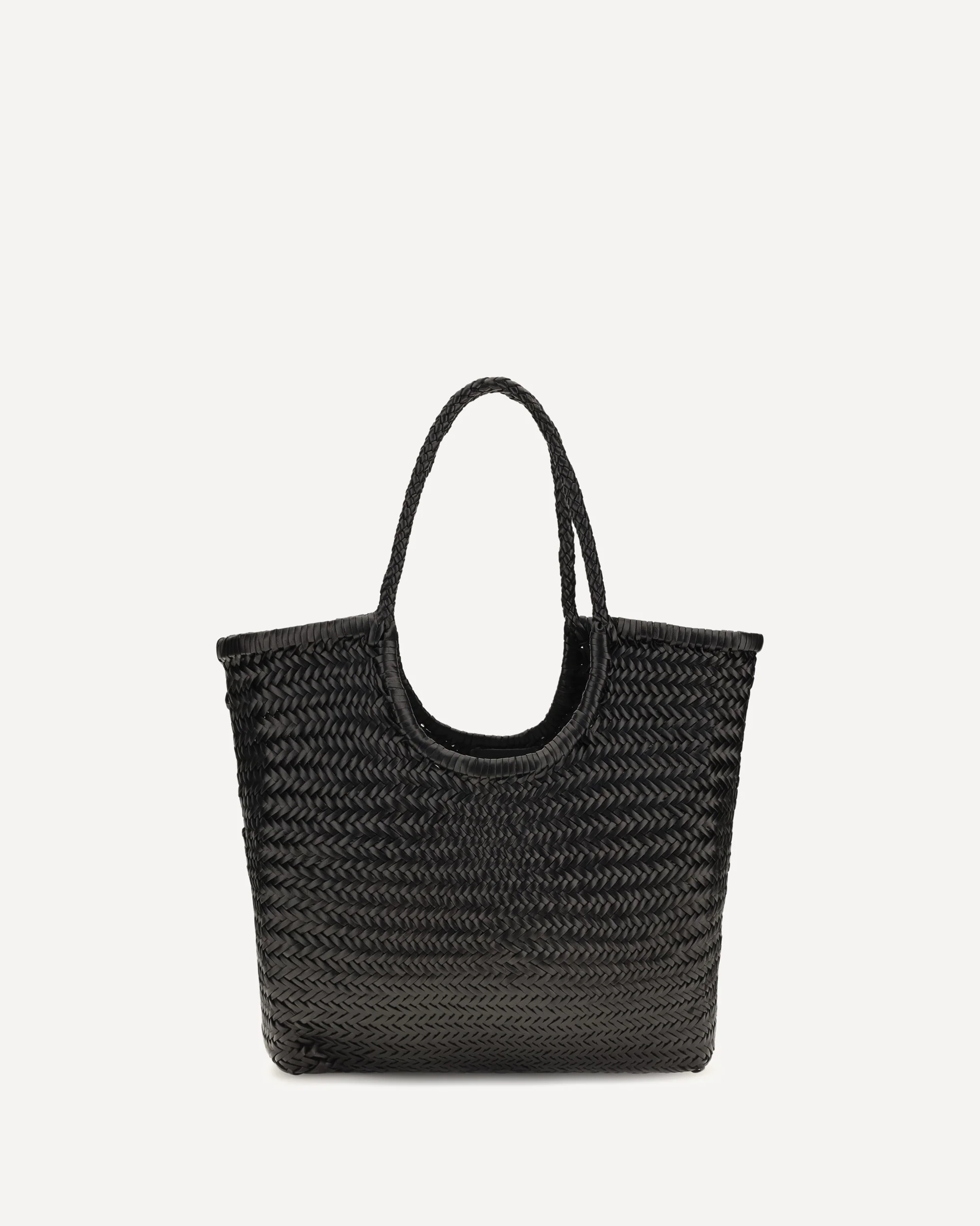 NS Diagonal Triple Jump Tote Bag - BLACK | Cheap Luxury Handbags Store,