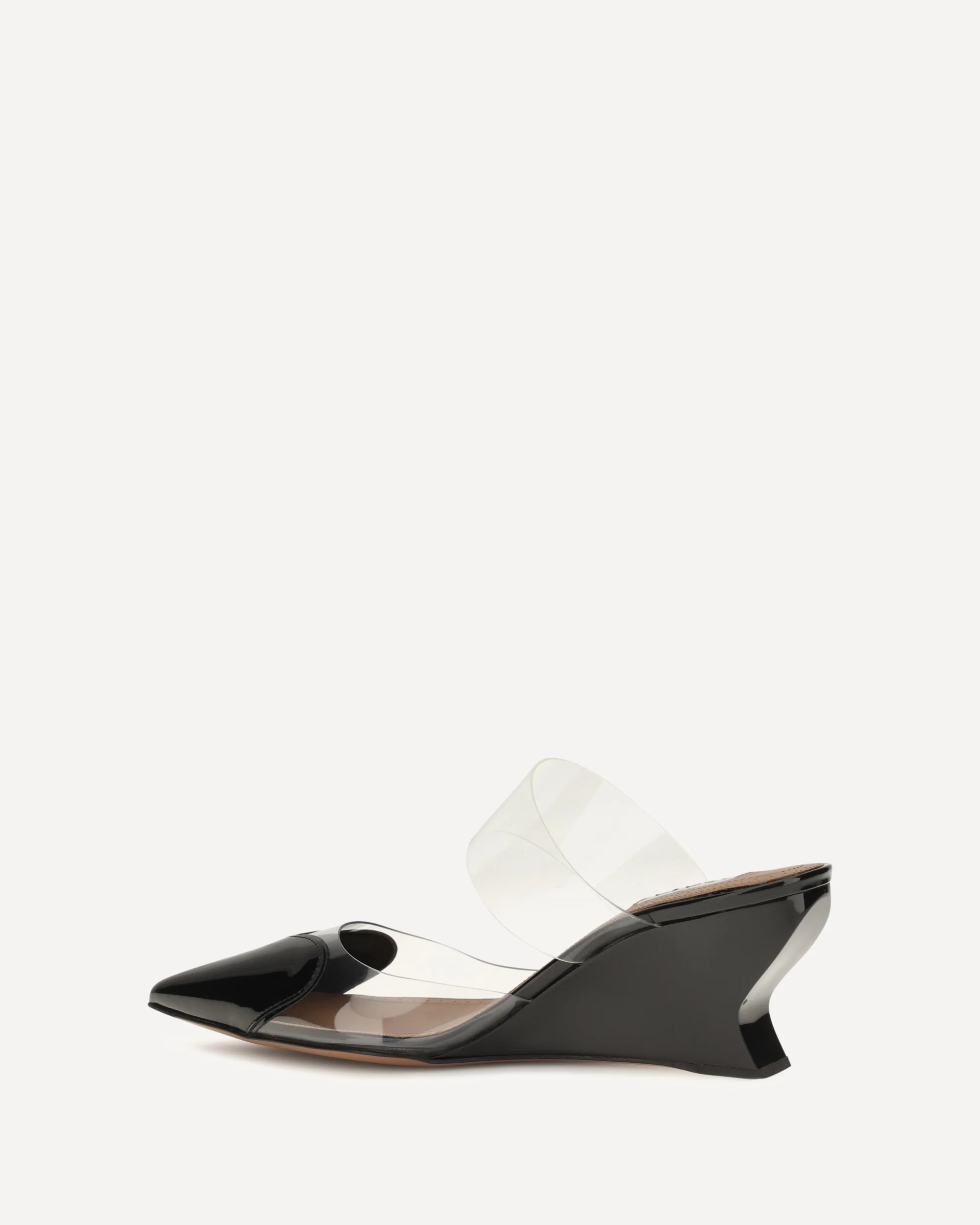 Le Coeur patent leather Mules - BLACK | Cheap Luxury Handbags Store,