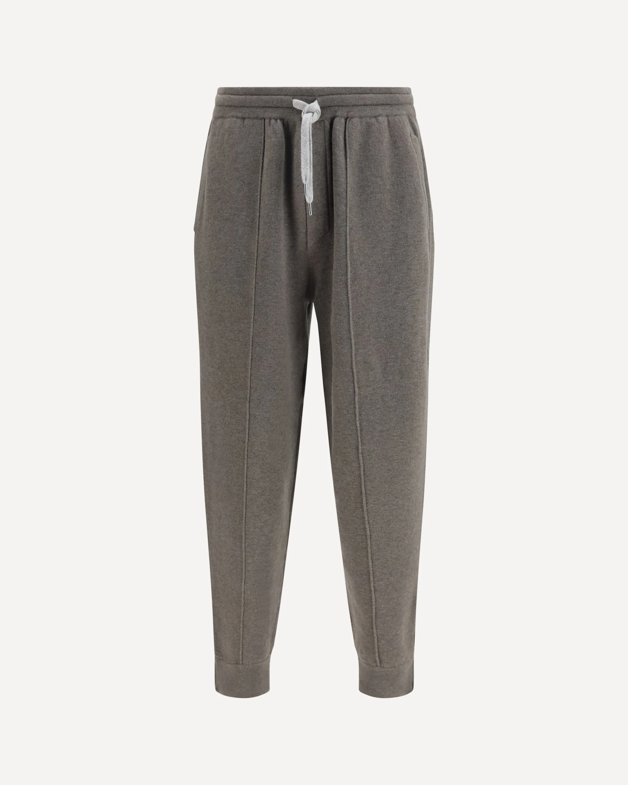 Double-knit cashmere Pants with Crête and zips at the hem - GREEN | Cheap Luxury Handbags Store,