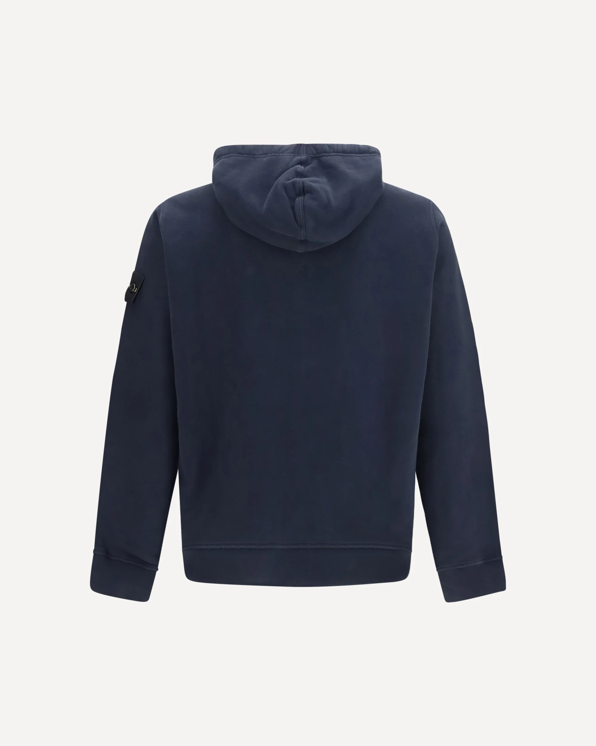 Cotton Hoodie with zip and Compass logo - BLUE | Cheap Luxury Handbags Store,