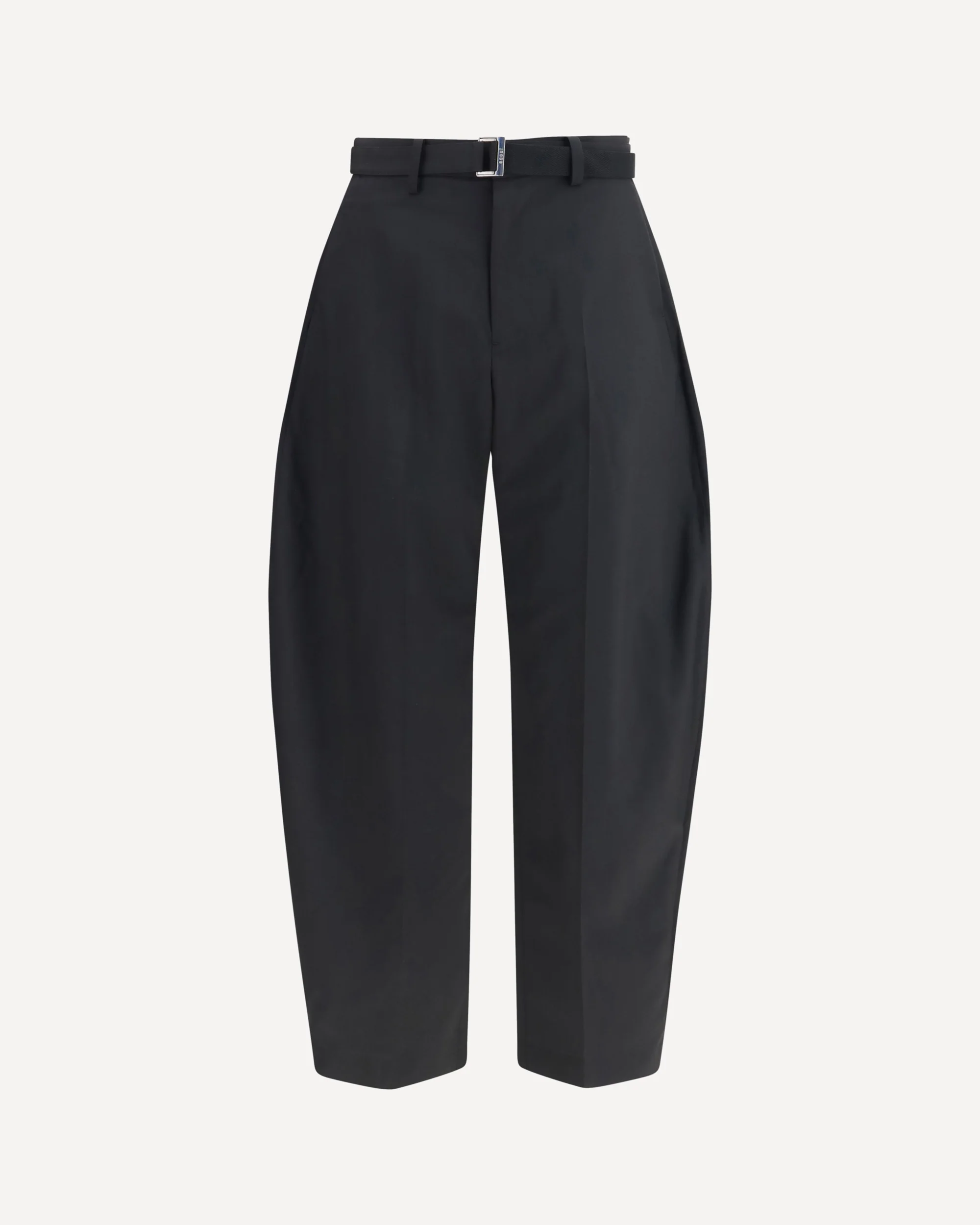 Wool tailored Pants with belt - BLACK | Cheap Luxury Handbags Store,