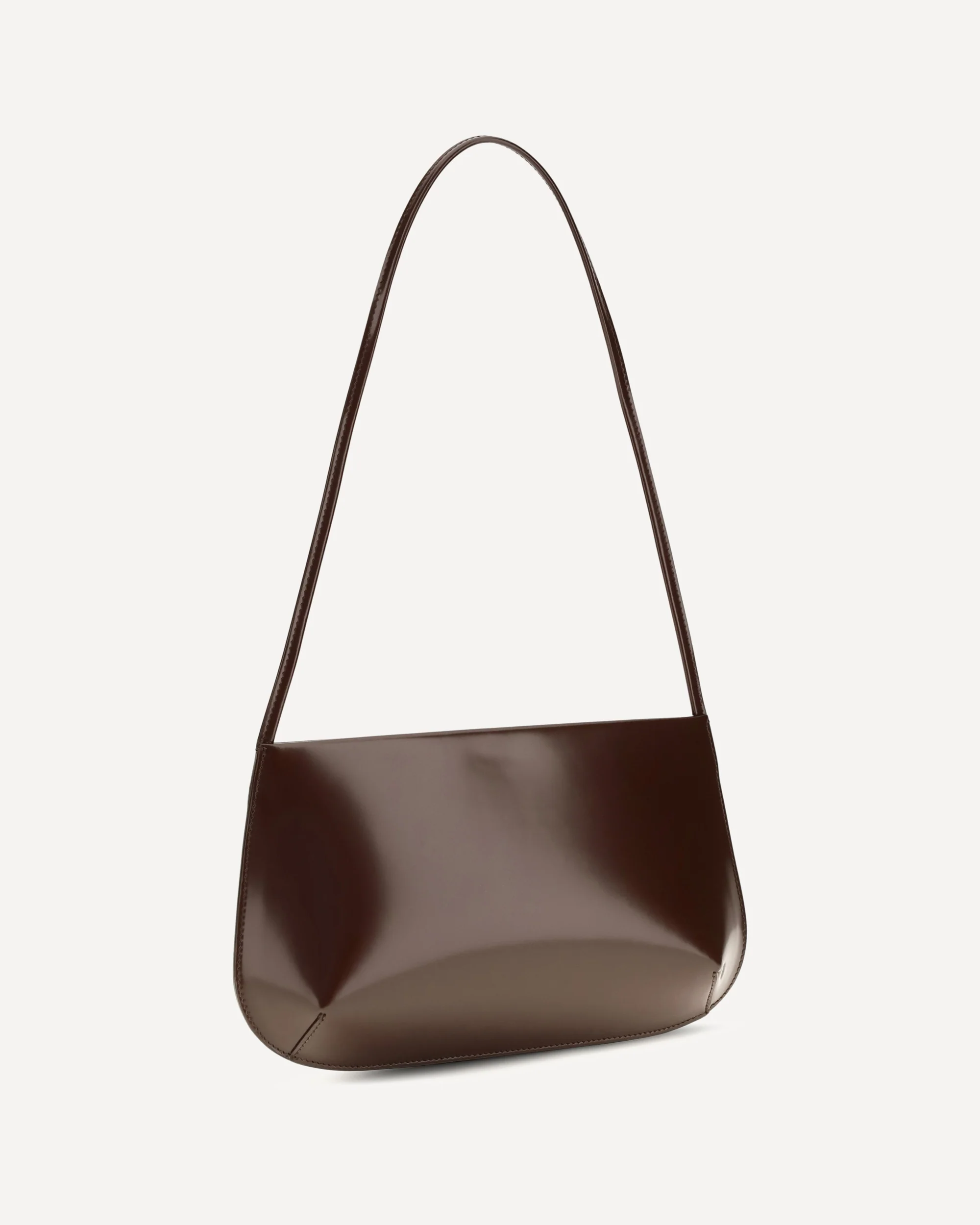Bra brushed leather Shoulder Bag - BROWN | Cheap Luxury Handbags Store,