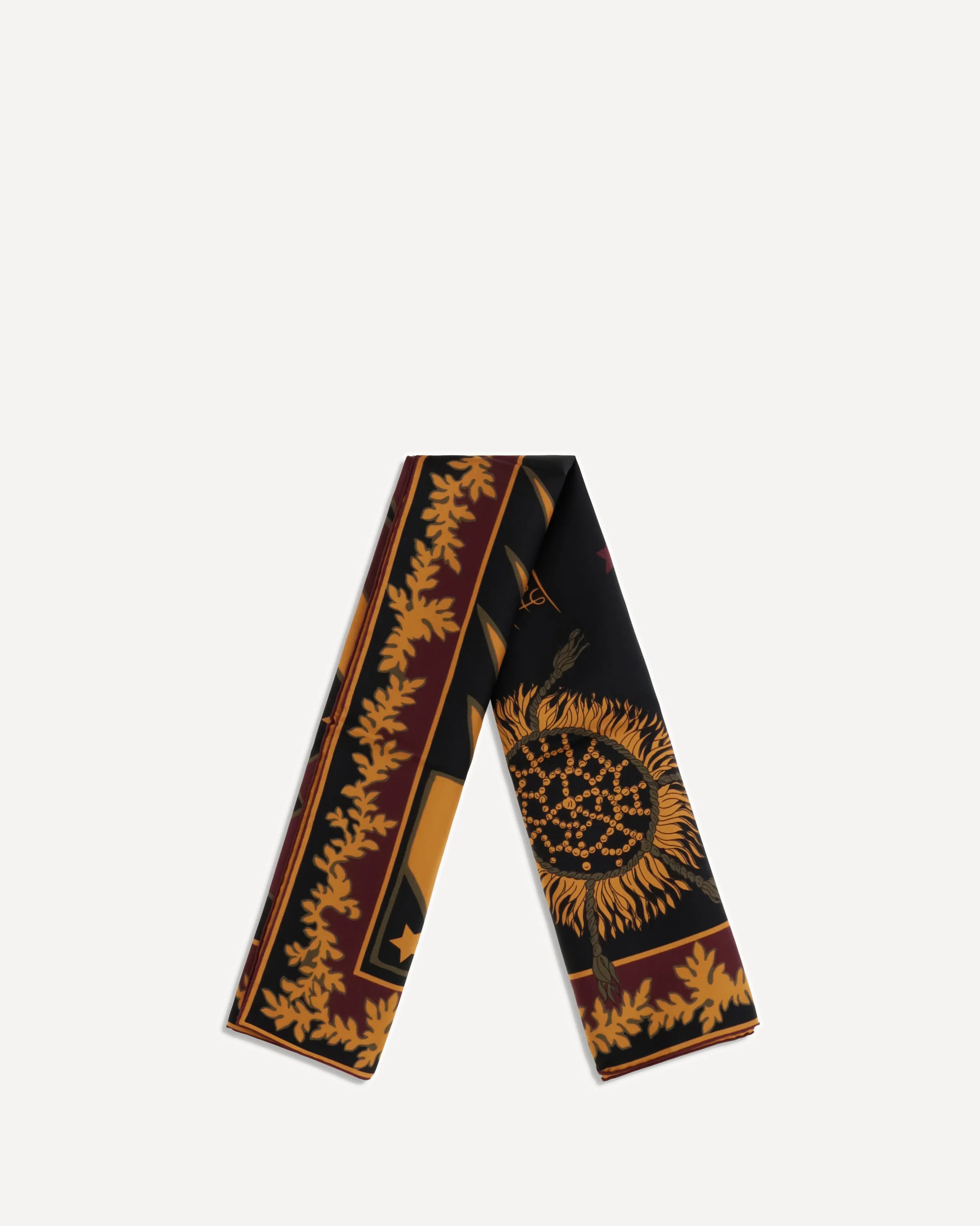 Printed Silk Twill Scarf - MULTICOLOUR | Cheap Luxury Handbags Store,