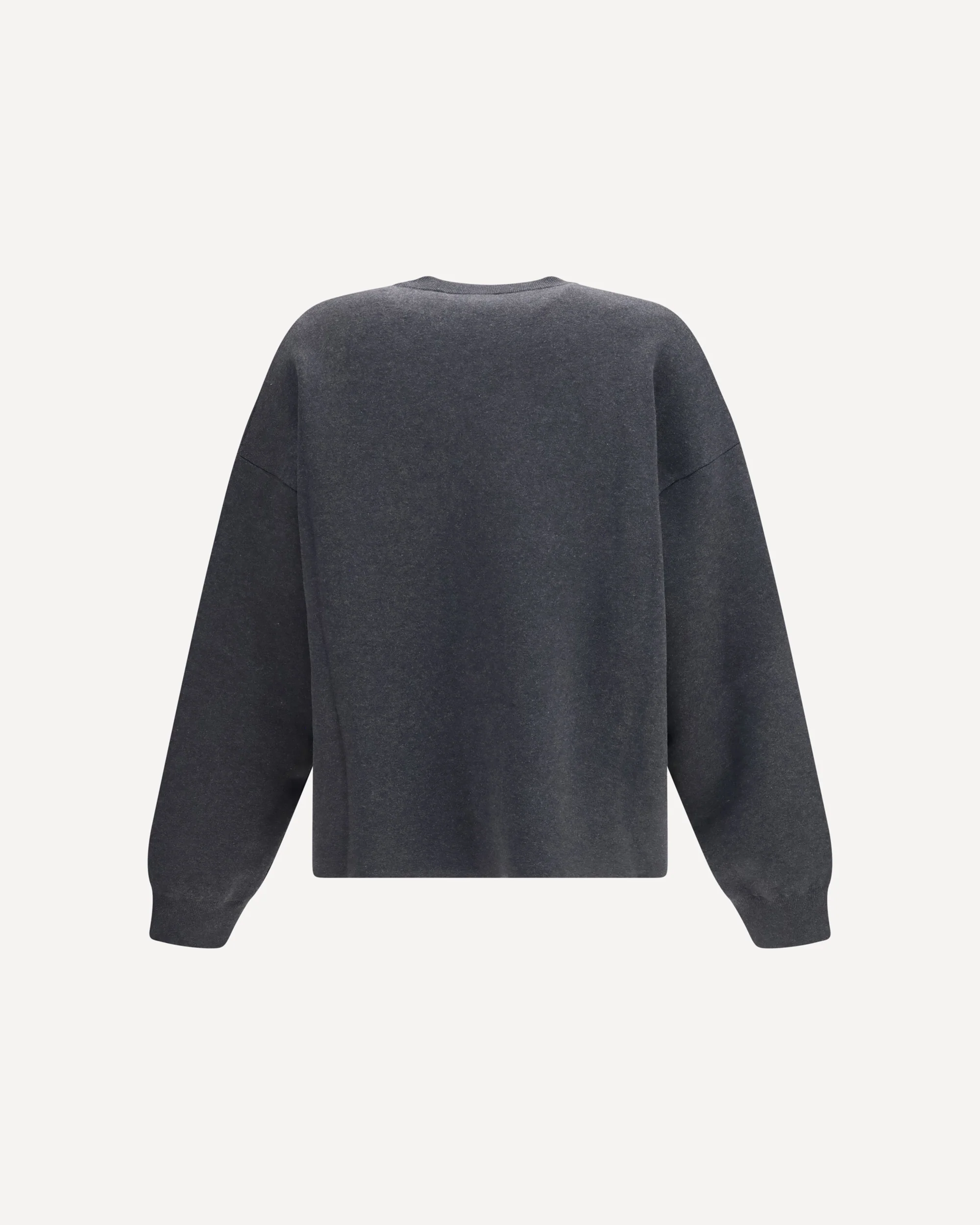 Anagram cotton-blend Sweatshirt with pocket - GREY | Cheap Luxury Handbags Store,