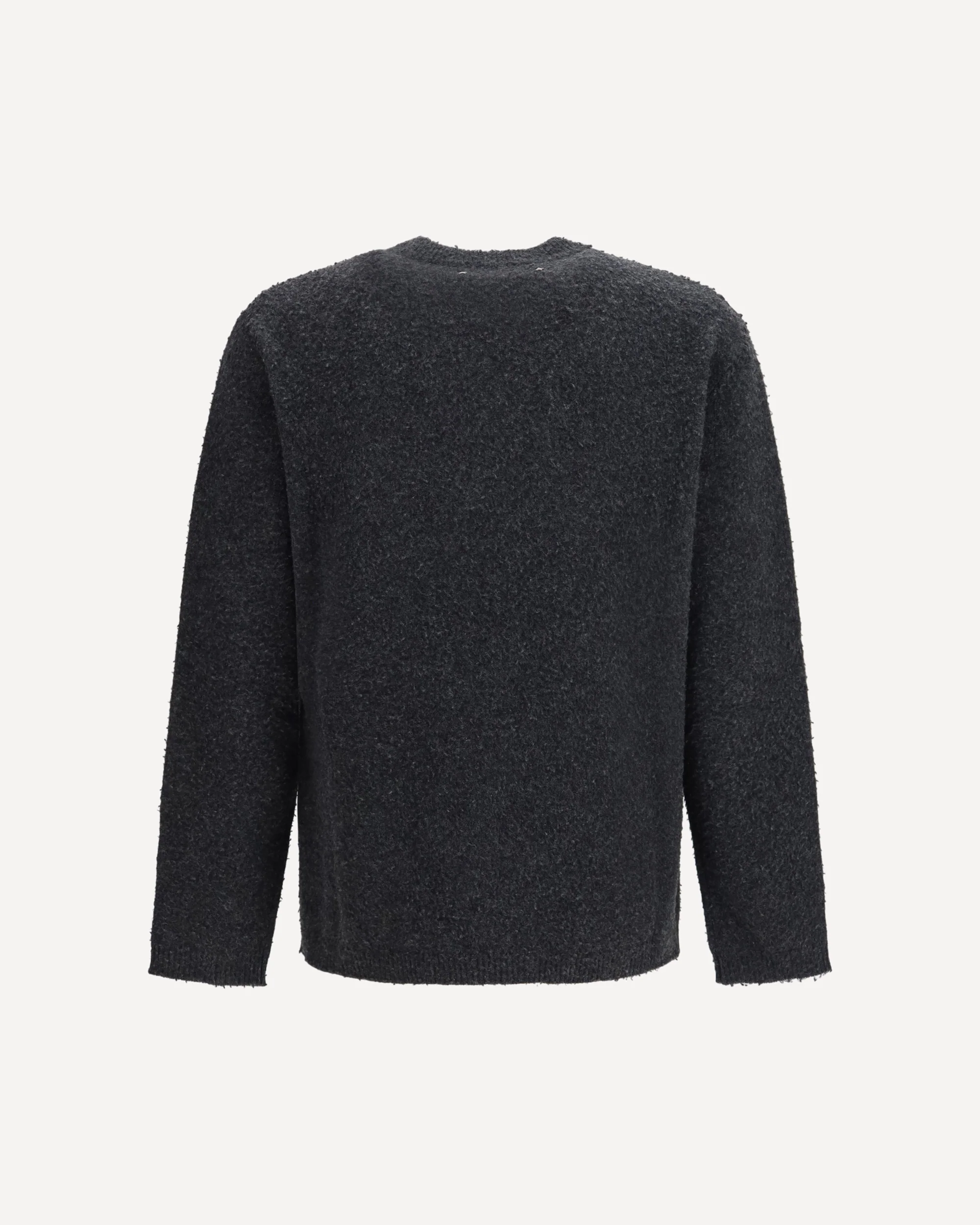 Crew neck wool Sweater - GREY | Cheap Luxury Handbags Store,