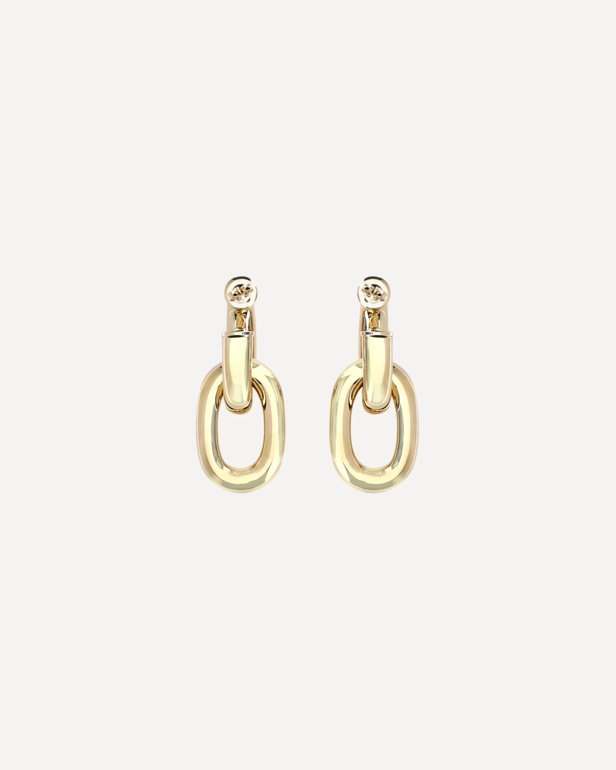 Double XL Link Earrings - GOLD | Cheap Luxury Handbags Store,