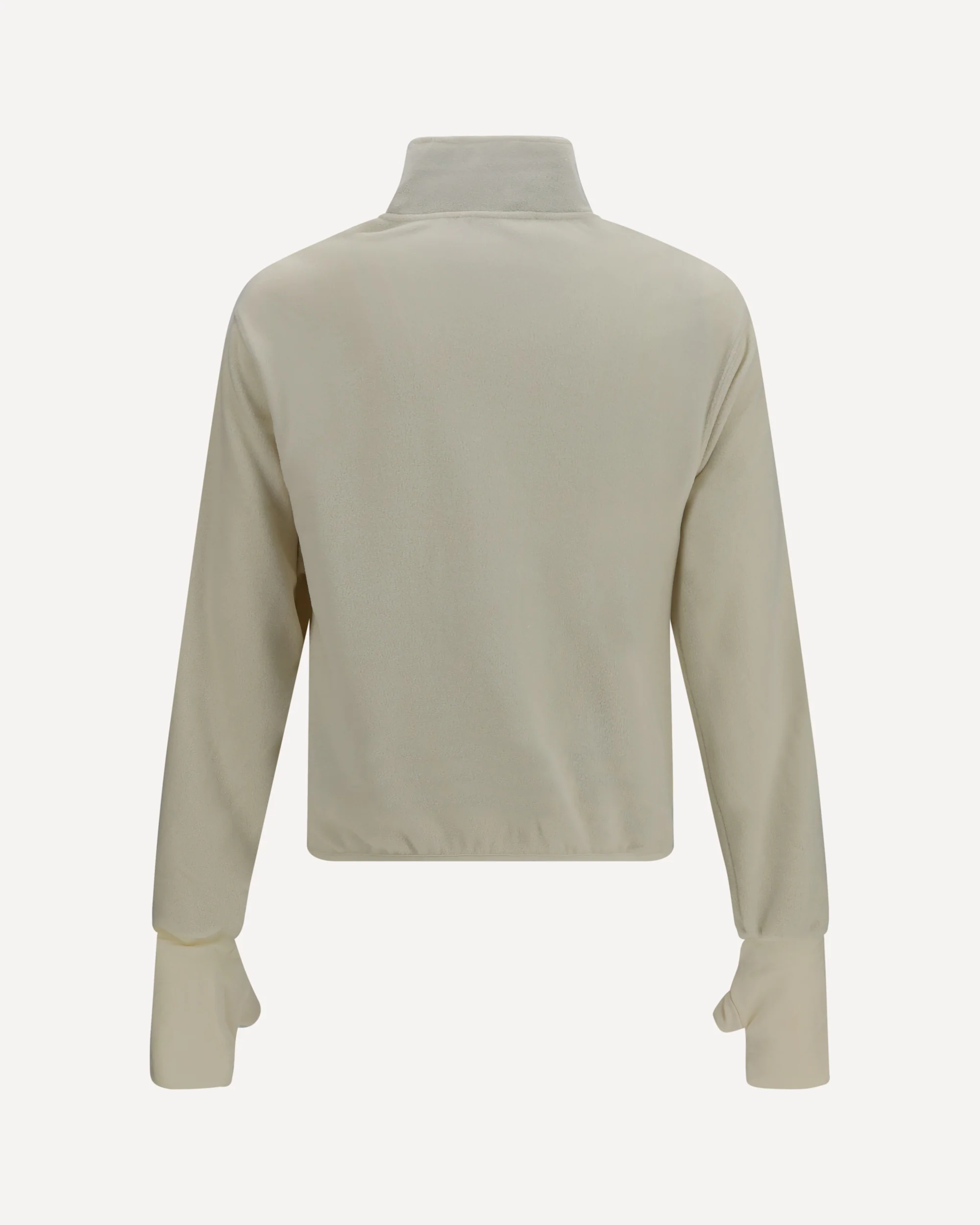 Shell fleece zip Jacket - CREAM | Cheap Luxury Handbags Store,