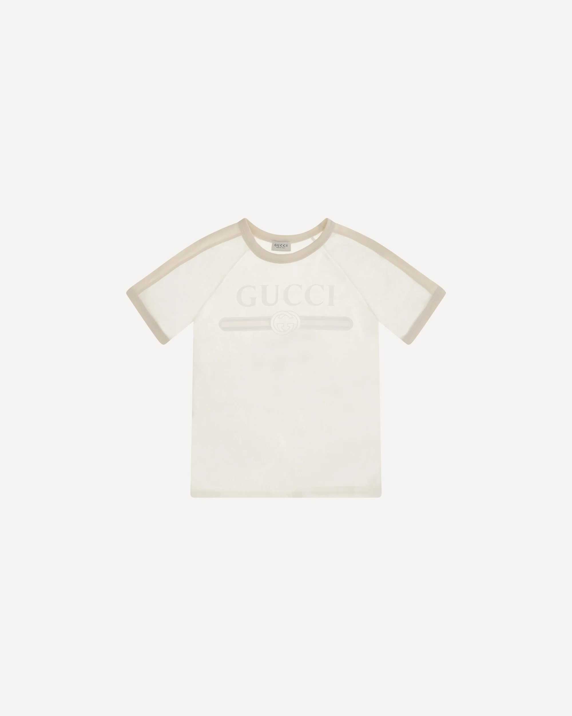 Logo T-shirt for Boy - CREAM | Cheap Luxury Handbags Store,
