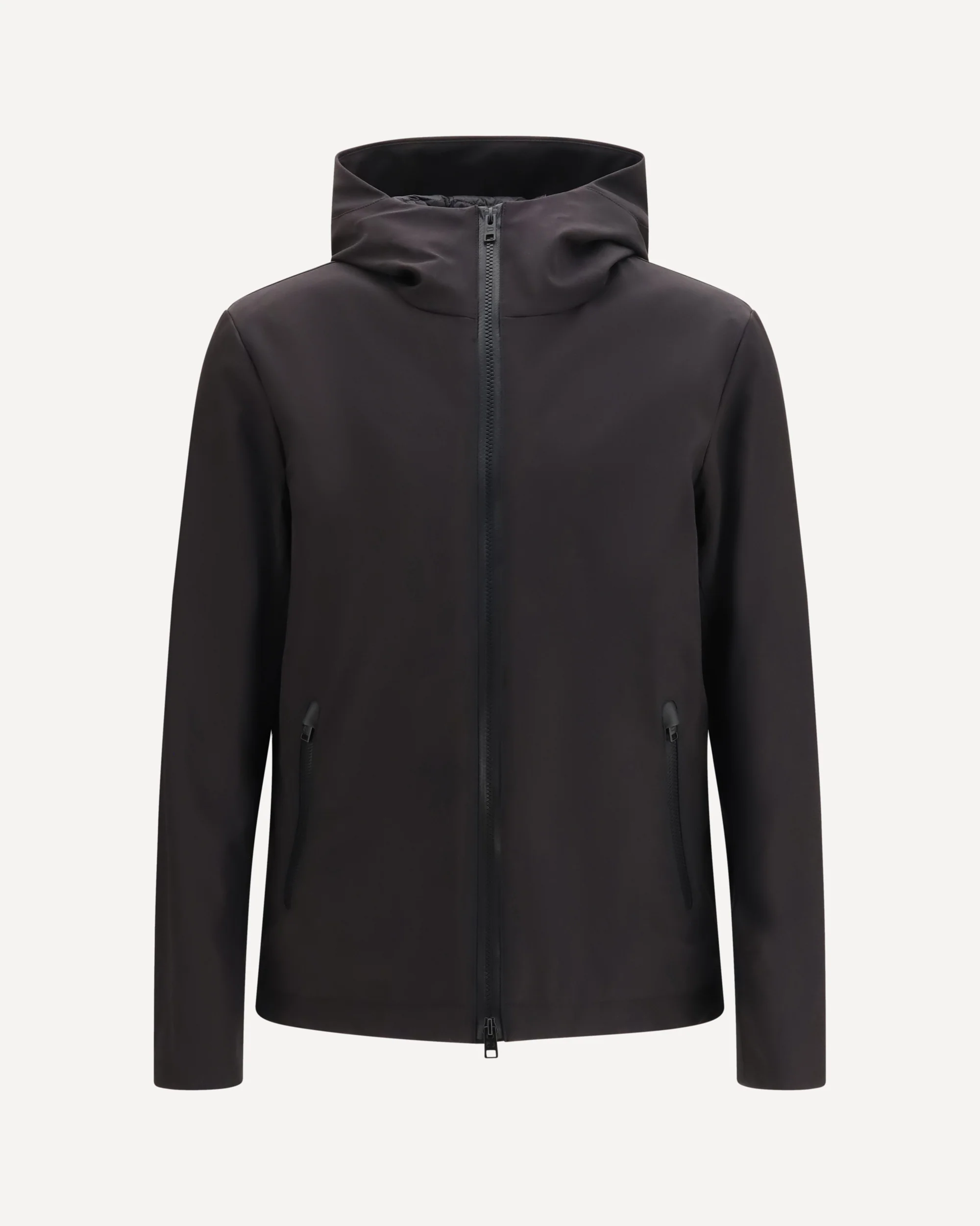 Pacific Soft Shell Hooded Jacket - BLACK | Cheap Luxury Handbags Store,