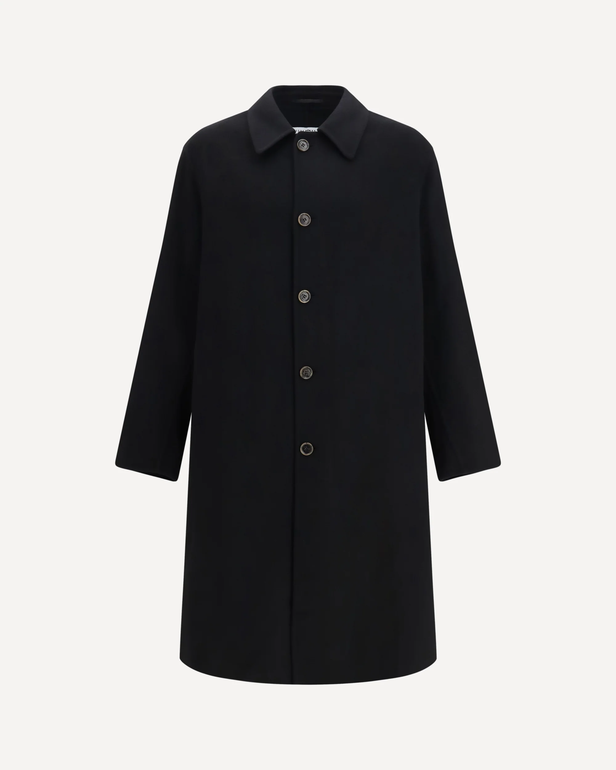 Double-face wool Coat - BLACK | Cheap Luxury Handbags Store,