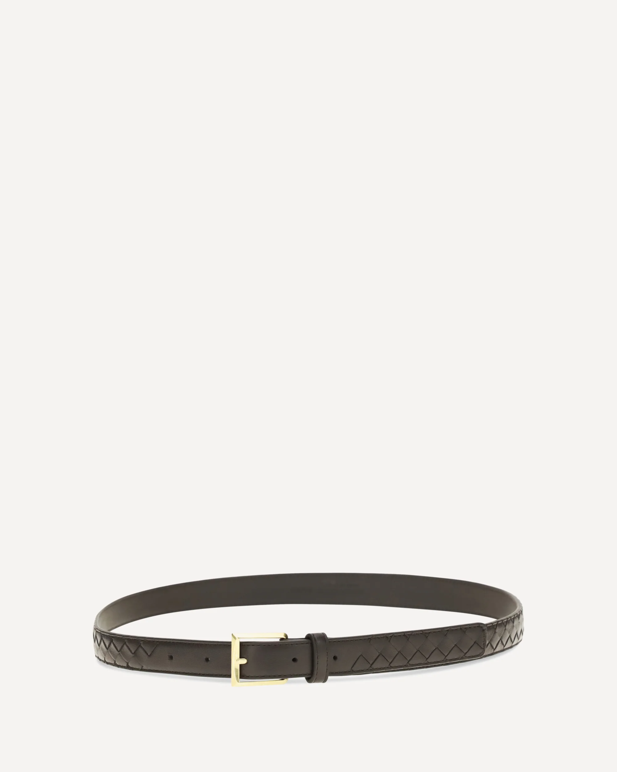 Intrecciato Belt - BROWN | Cheap Luxury Handbags Store,