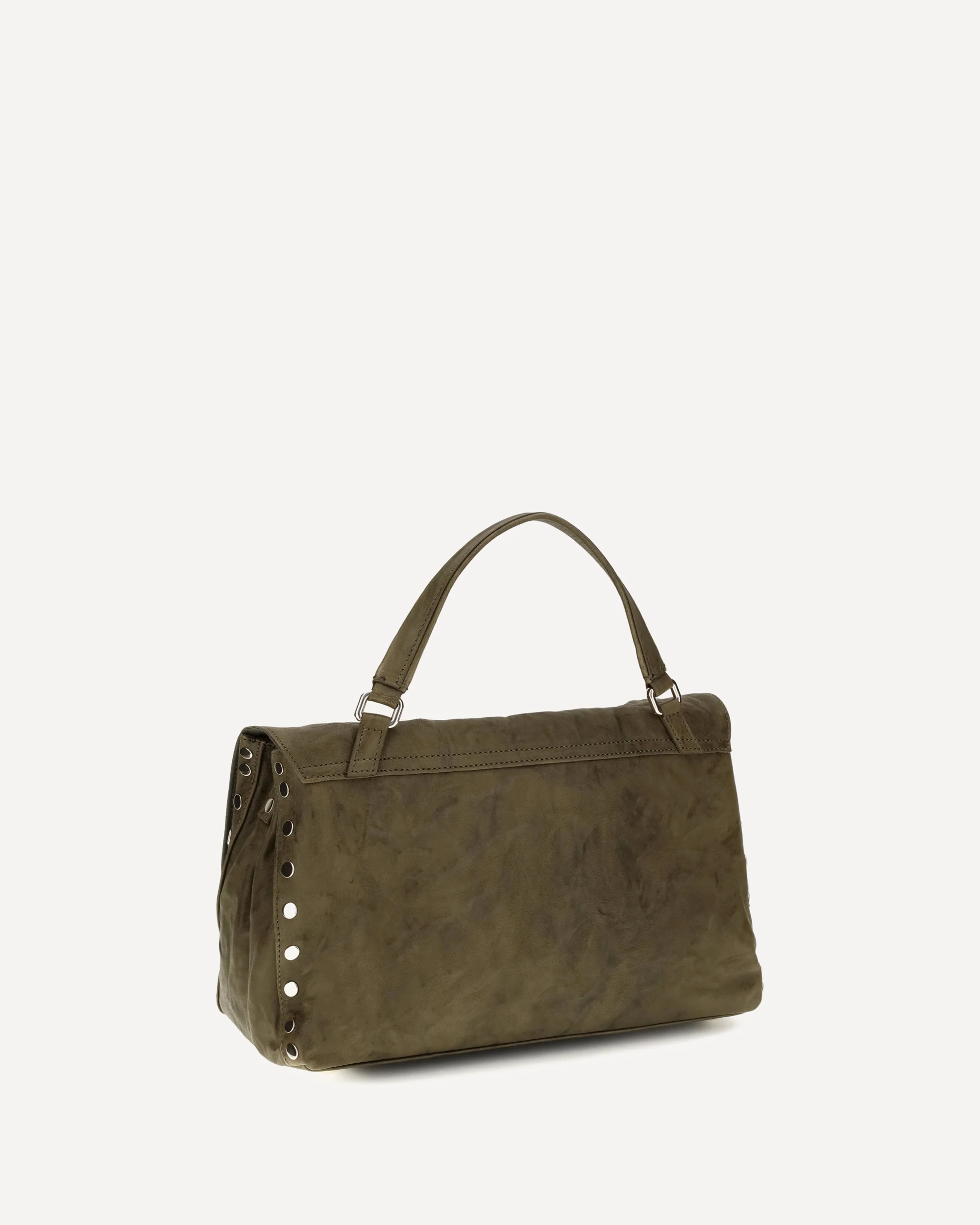 Postina Officina Top Handle Bag - BROWN | Cheap Luxury Handbags Store,