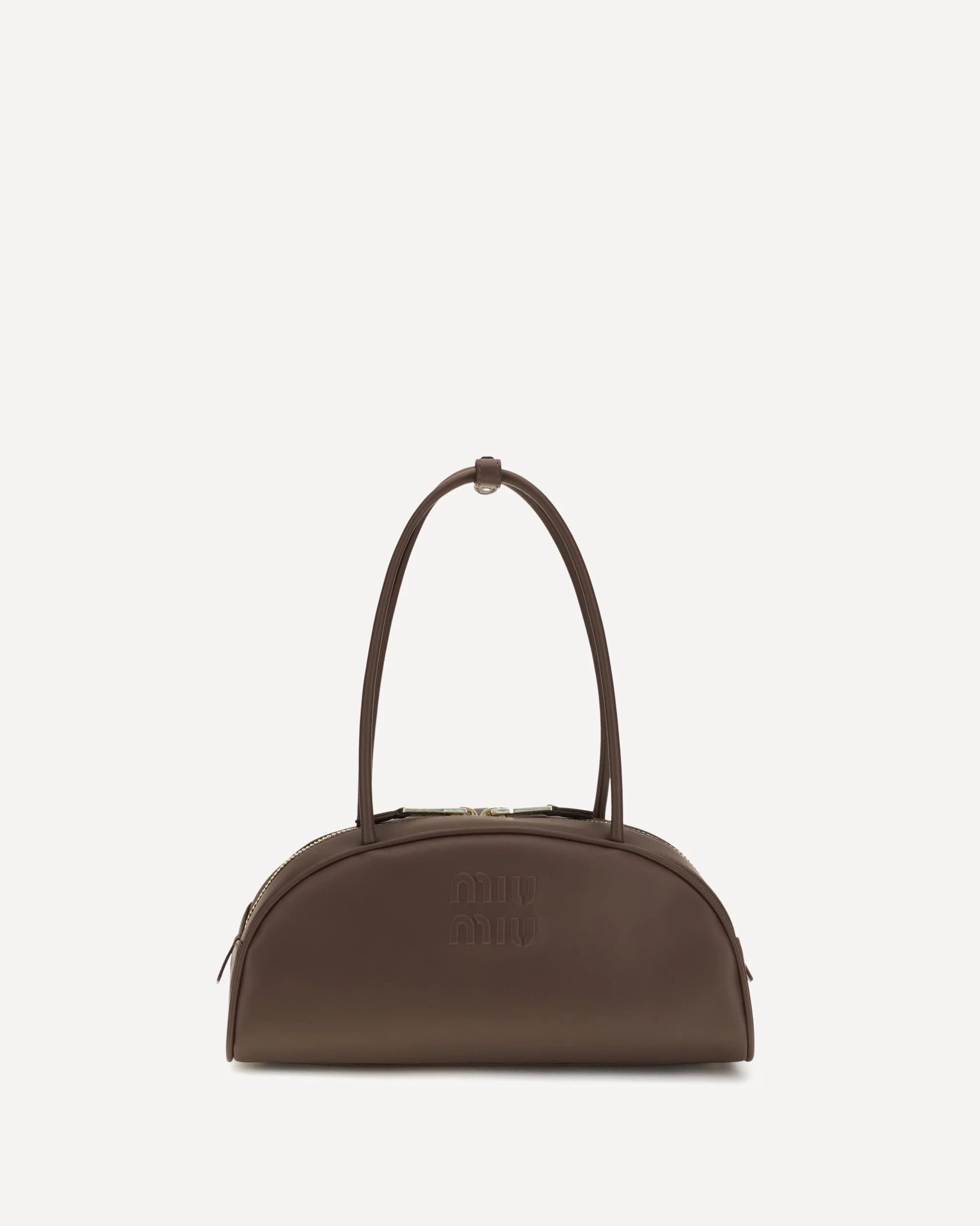 Beau leather Shoulder Bag - BROWN | Cheap Luxury Handbags Store,