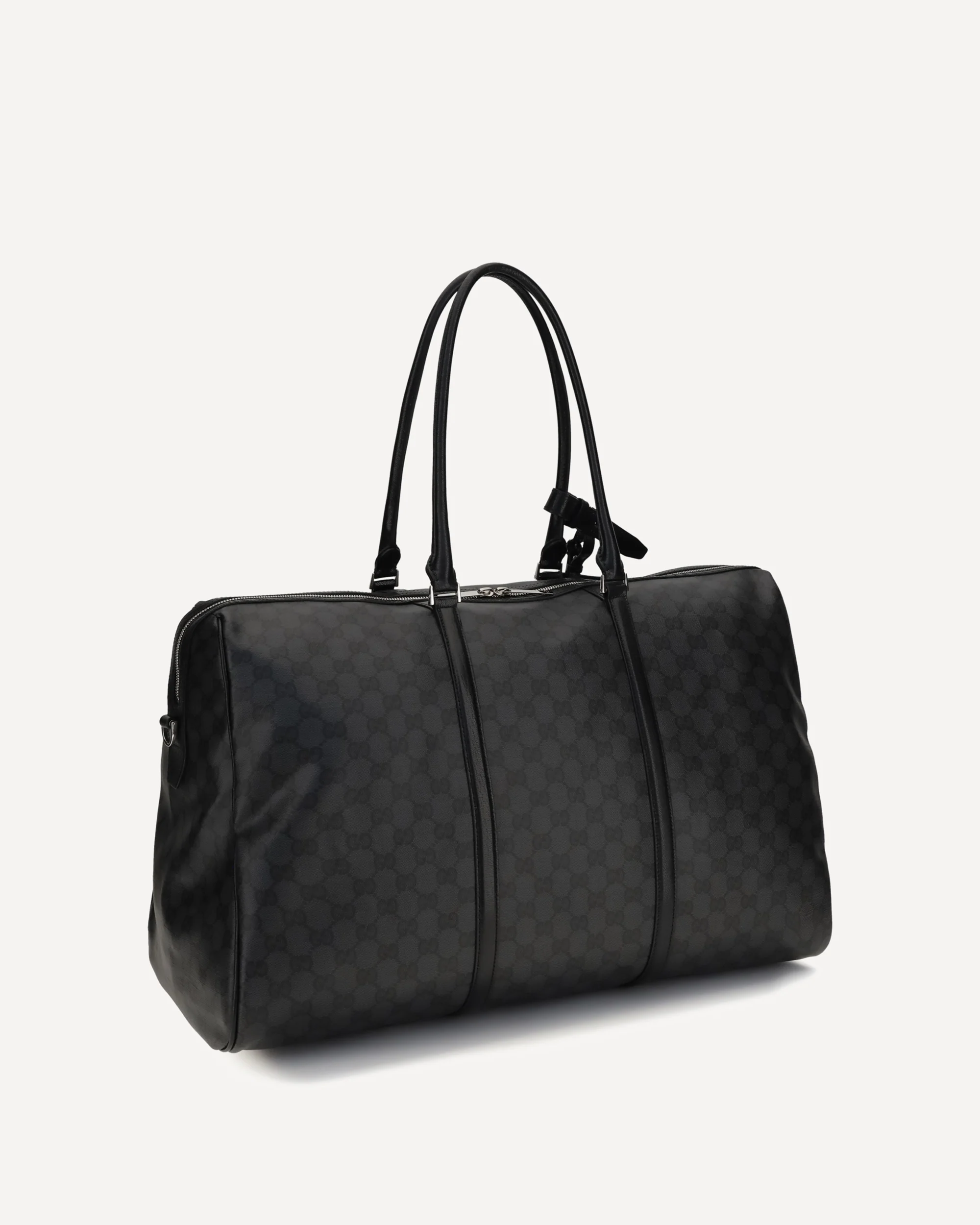 GG Travel Bag with Web stripe - BLACK | Cheap Luxury Handbags Store,