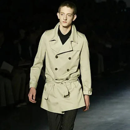 Dior Homme Chest Layer Military Trench Coat - SS06