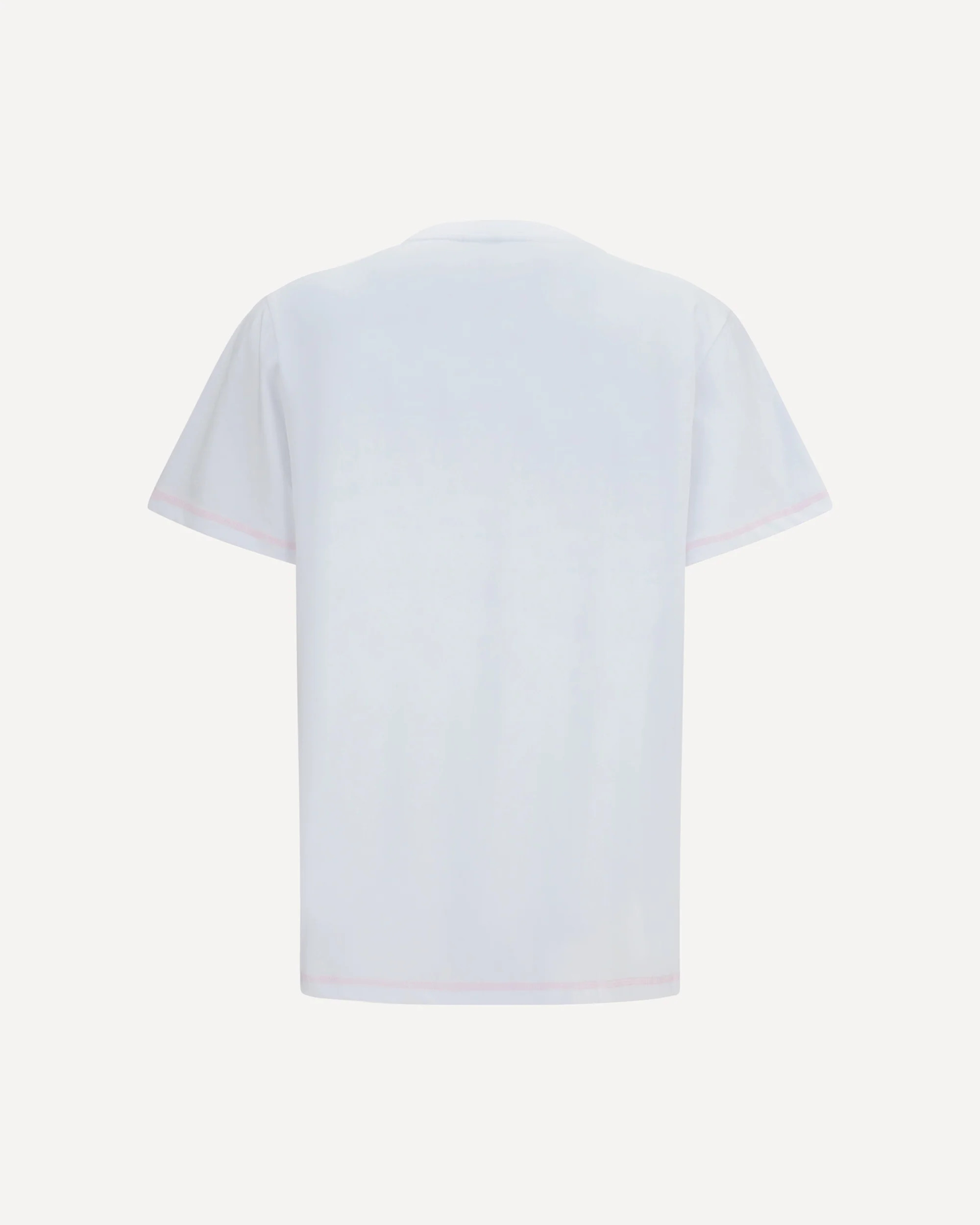 Cotton raspberry T-shirt - WHITE | Cheap Luxury Handbags Store,