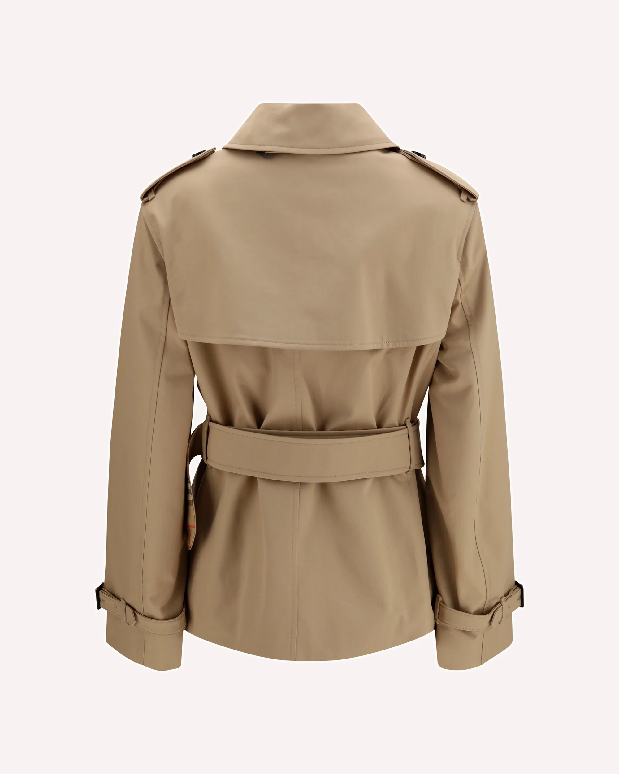 Lakefield short Trench Coat - BEIGE | Cheap Luxury Handbags Store,