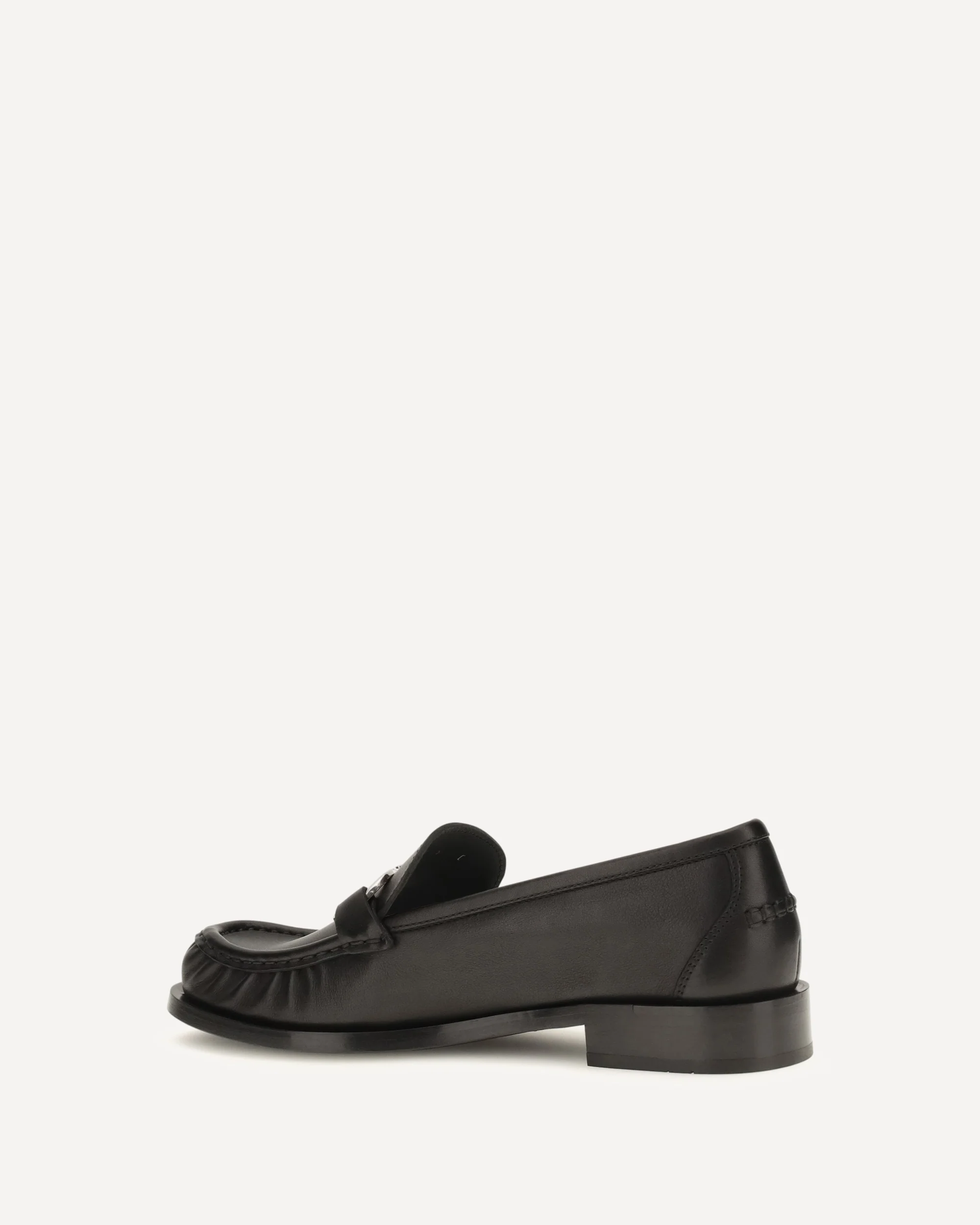 Leather Loafers - BLACK | Cheap Luxury Handbags Store,