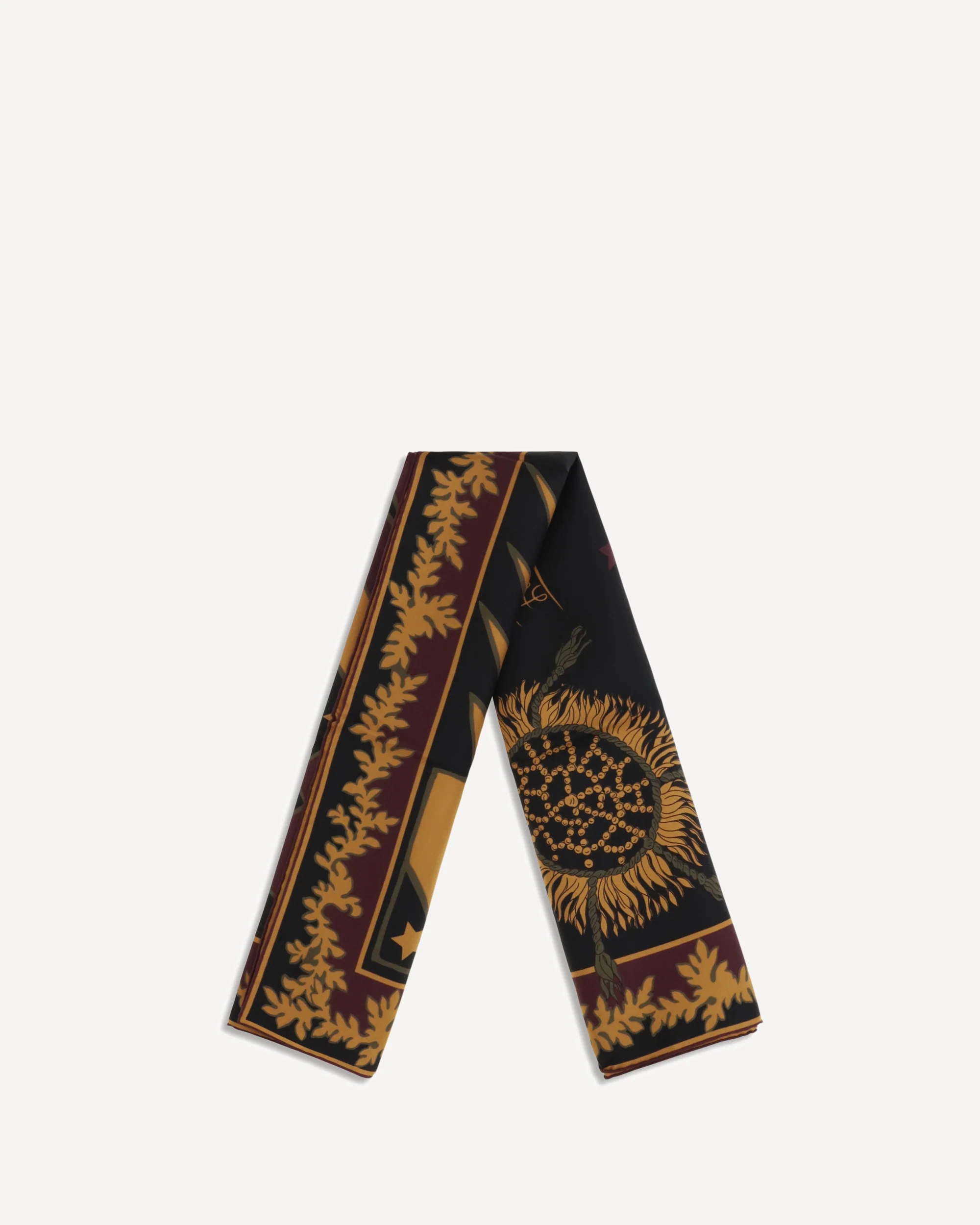Printed Silk Twill Scarf - MULTICOLOUR | Cheap Luxury Handbags Store,
