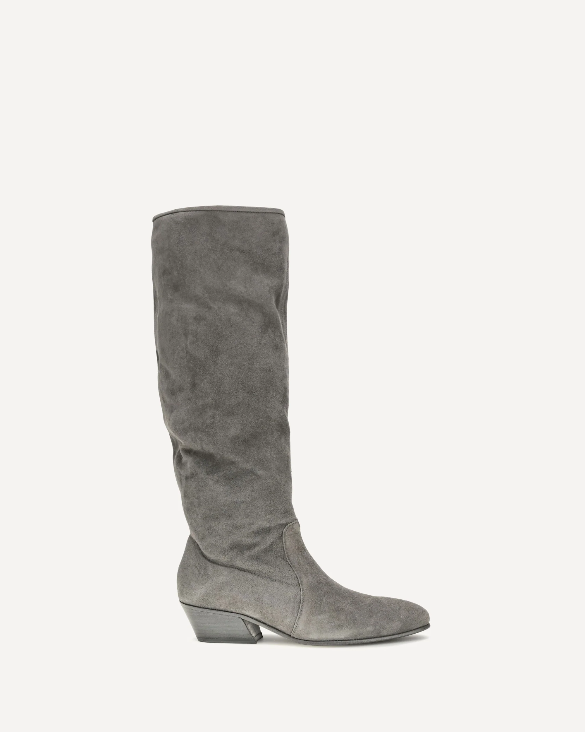 High suede Boots - GREY | Cheap Luxury Handbags Store,