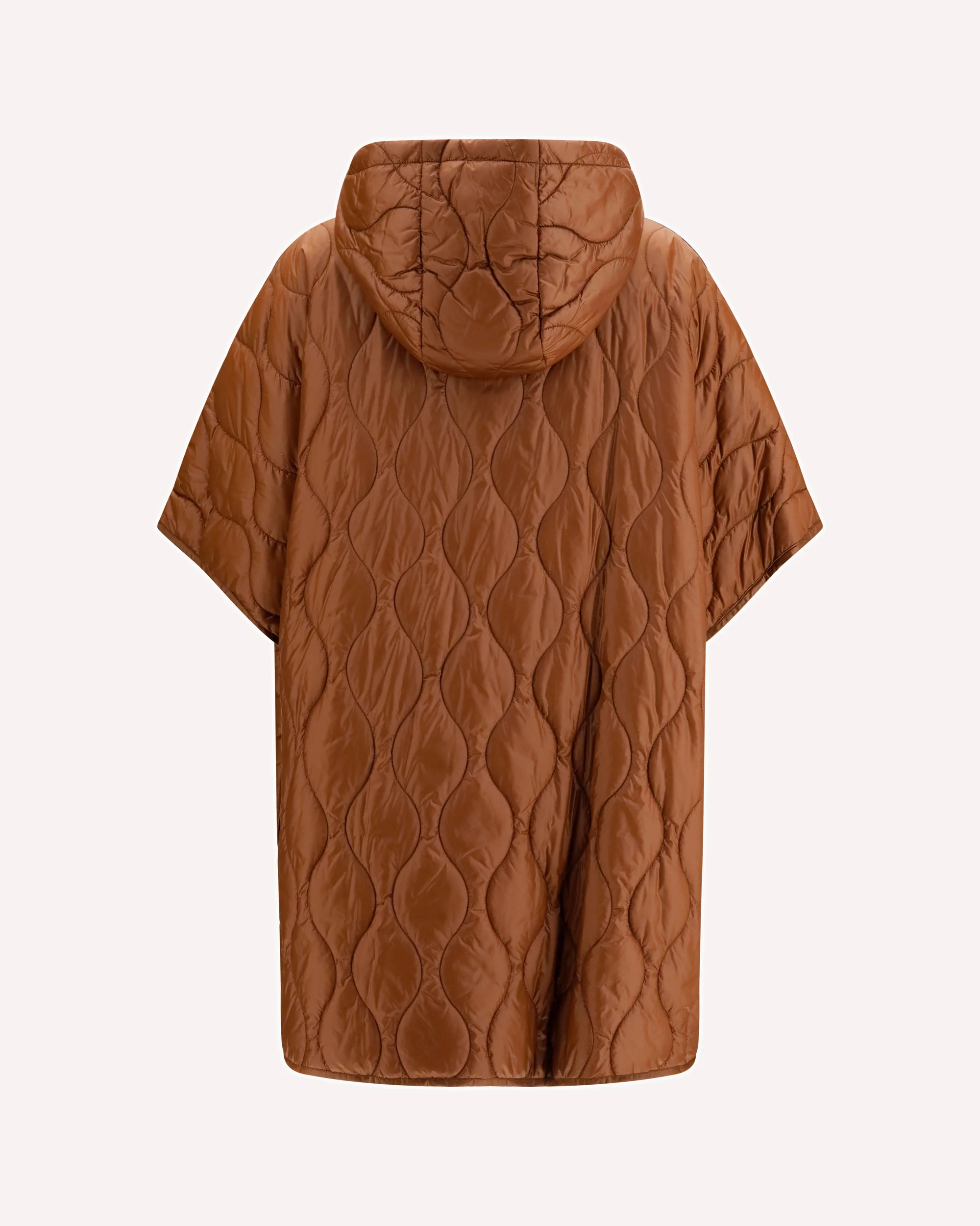 Quilted Urban Light Nylon Cape - BROWN | Cheap Luxury Handbags Store,