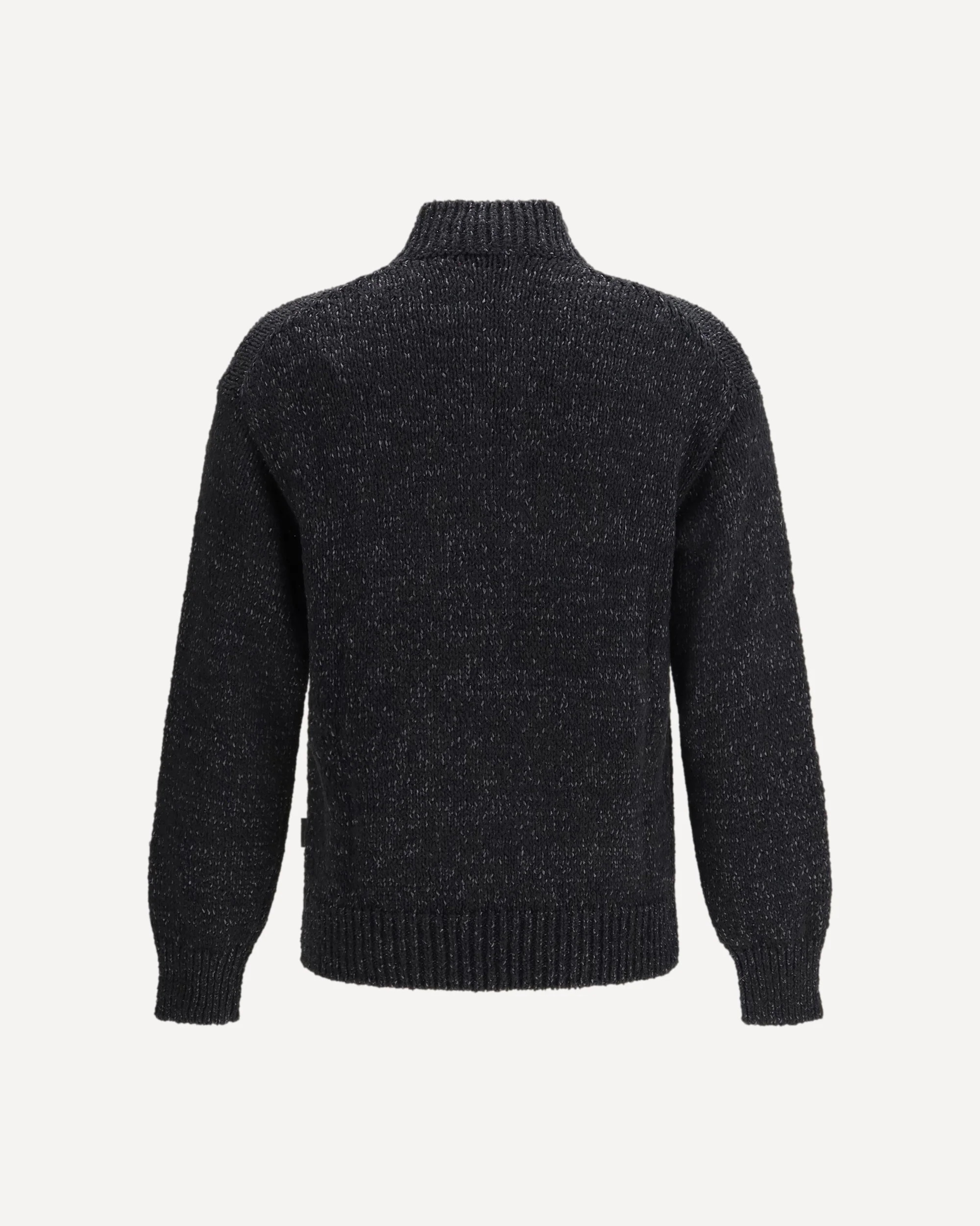 Cotton Sweater - BLACK | Cheap Luxury Handbags Store,