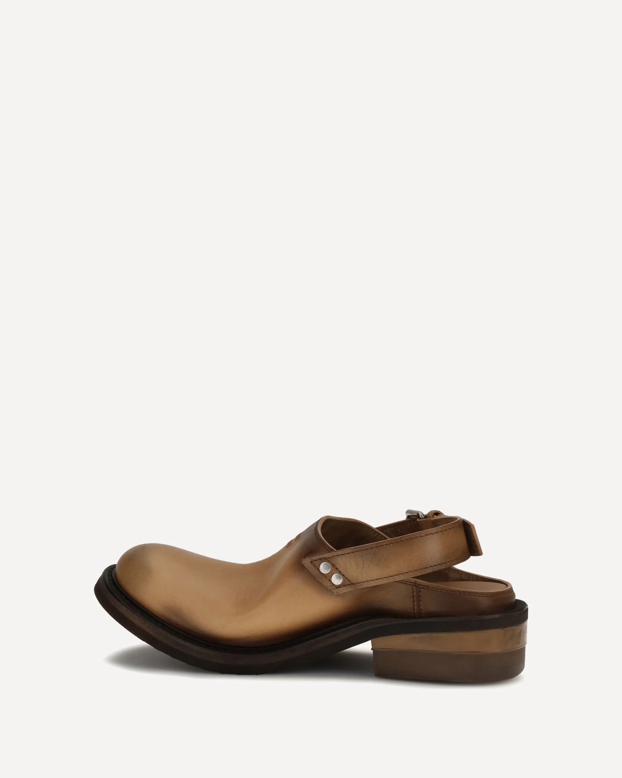 Foule leather Mules - BROWN | Cheap Luxury Handbags Store,