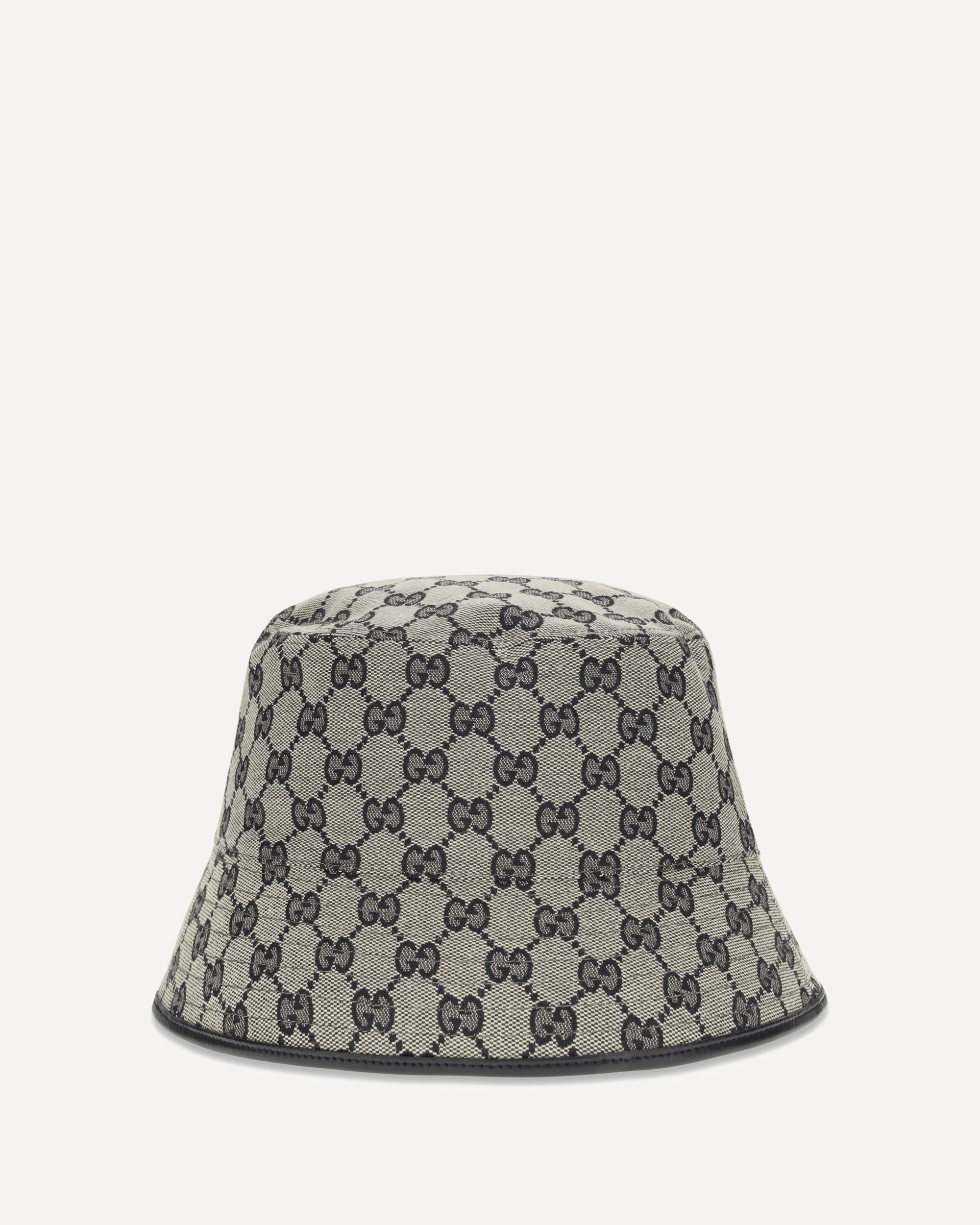 GG cotton canvas Bucket Hat - GREY | Cheap Luxury Handbags Store,