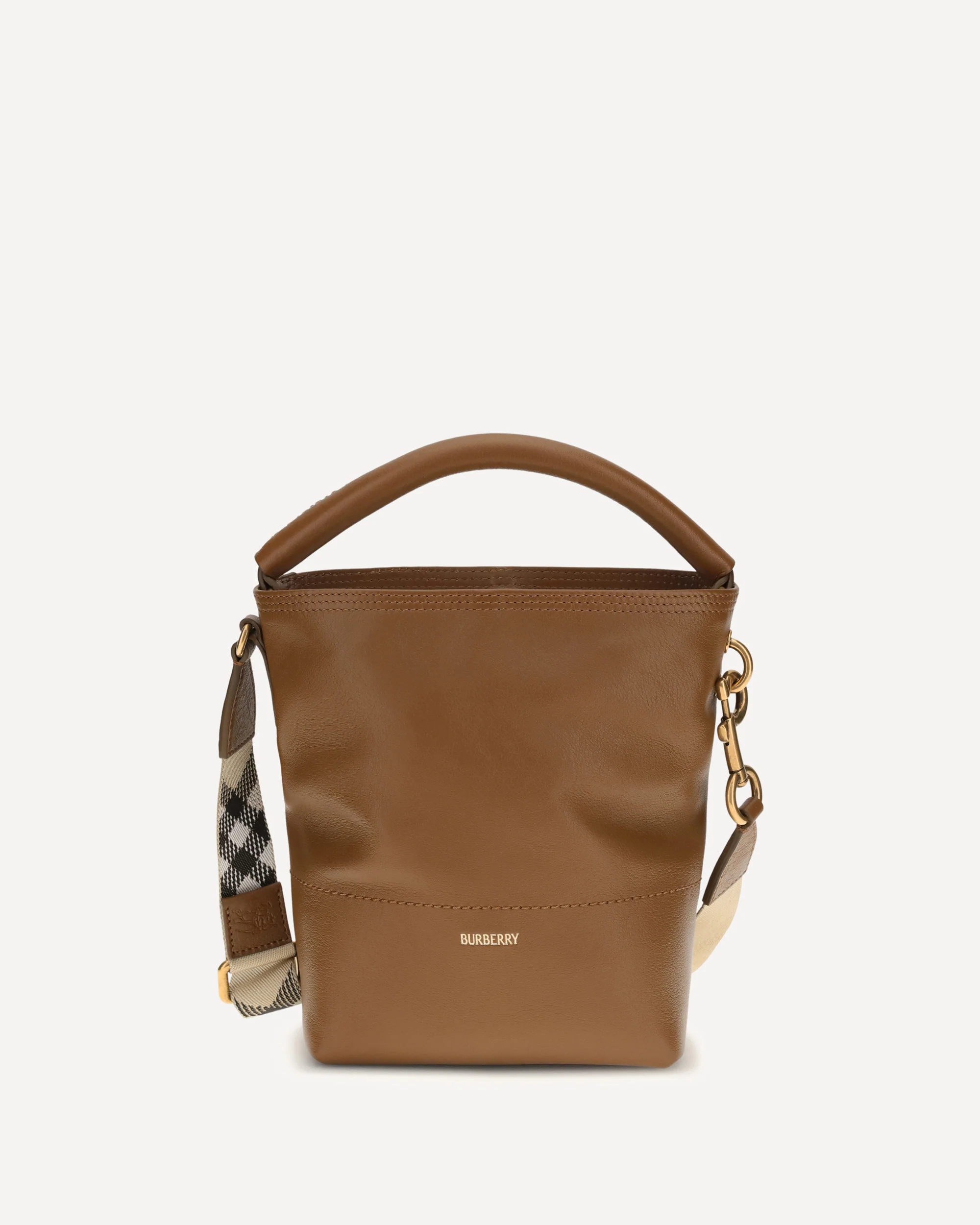 B Clip Bucket Bag - BROWN | Cheap Luxury Handbags Store,