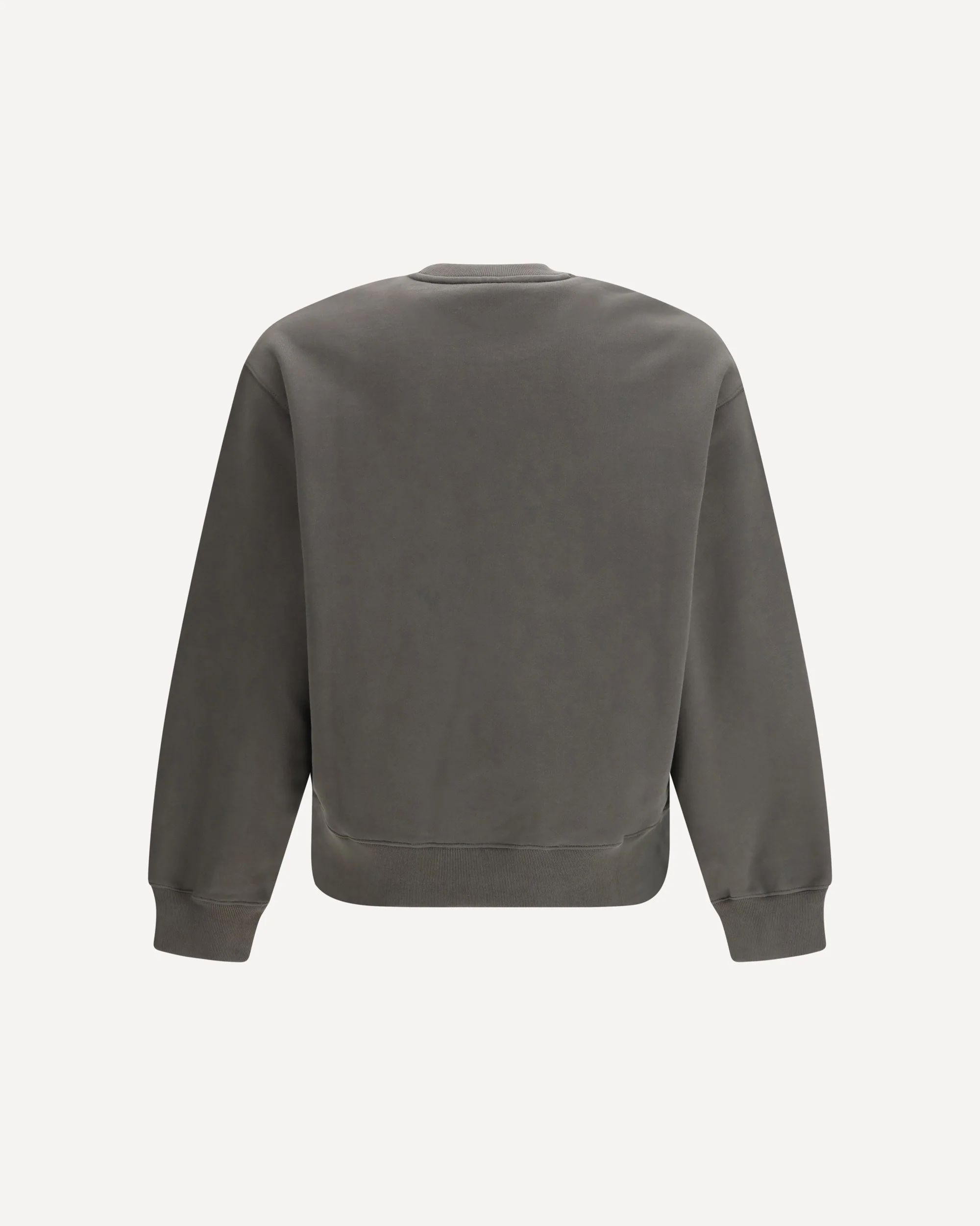 Cotton Sweatshirt wih logo - BROWN | Cheap Luxury Handbags Store,
