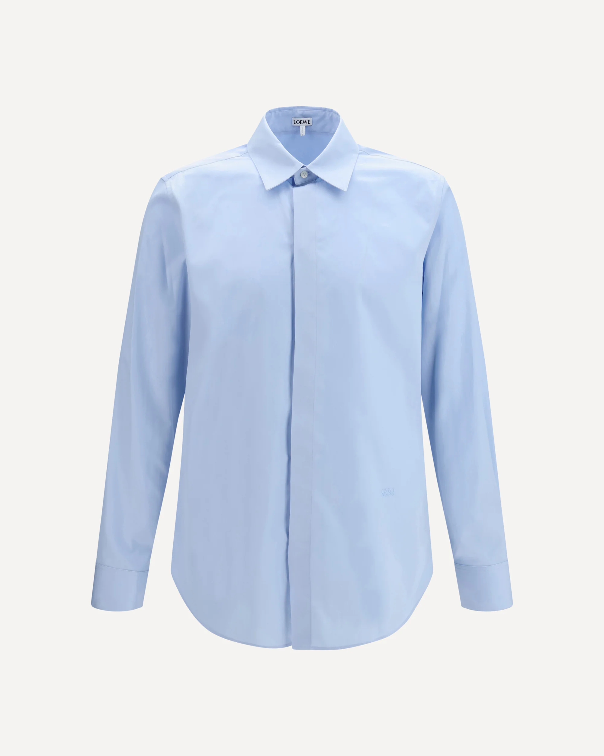 Lightweight cotton poplin Shirt - LIGHT BLUE | Cheap Luxury Handbags Store,