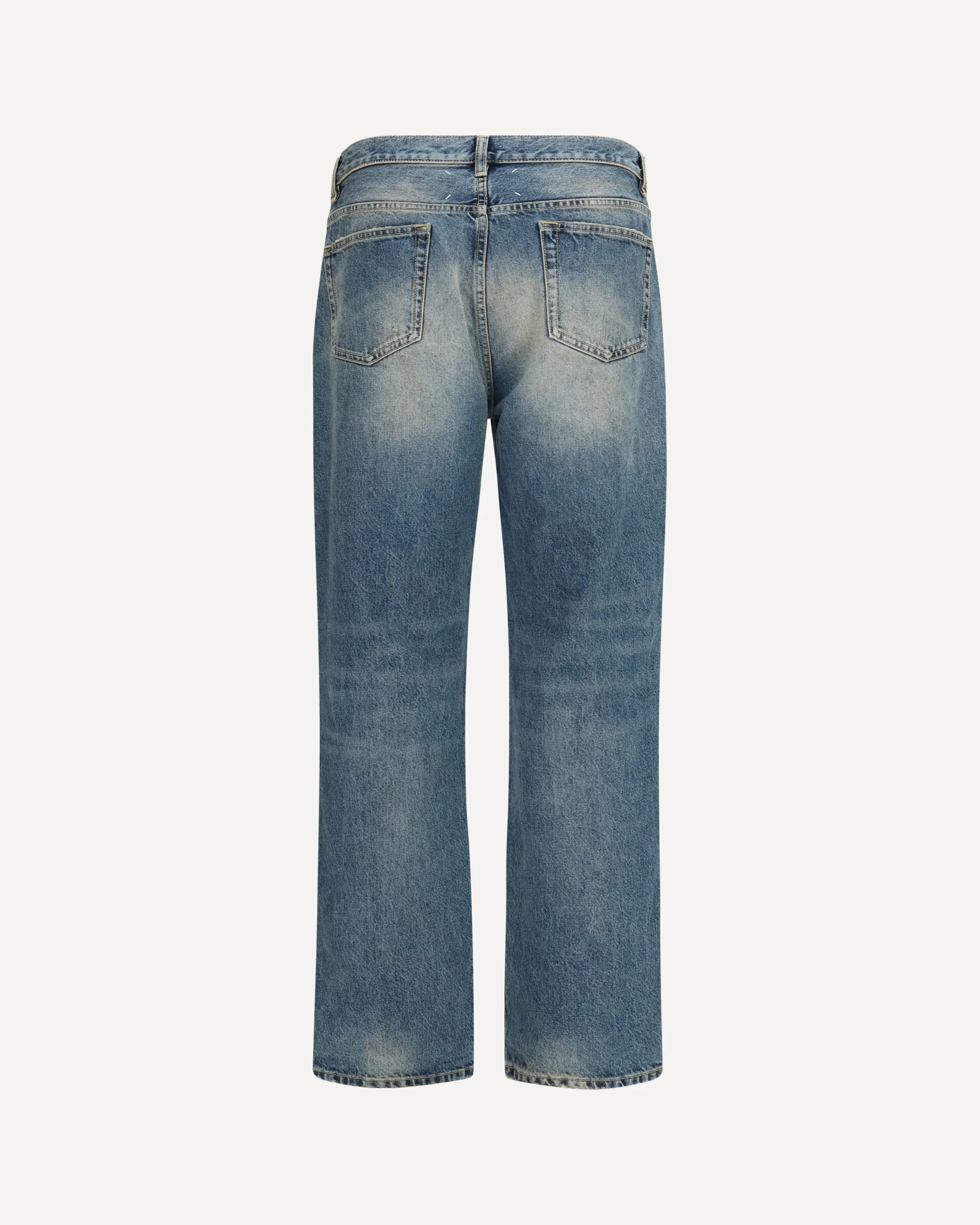 Straight-leg ripped Jeans - LIGHT BLUE | Cheap Luxury Handbags Store,